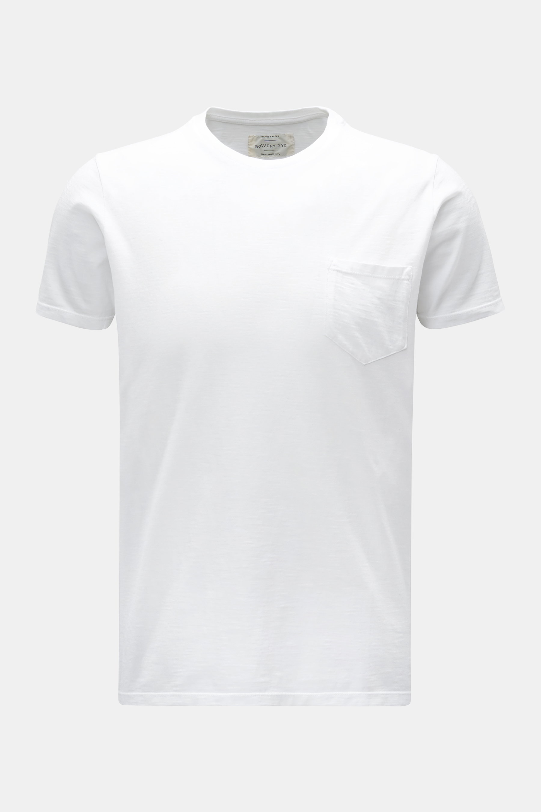 Bowery NYC Rundhals-T-Shirt weiß