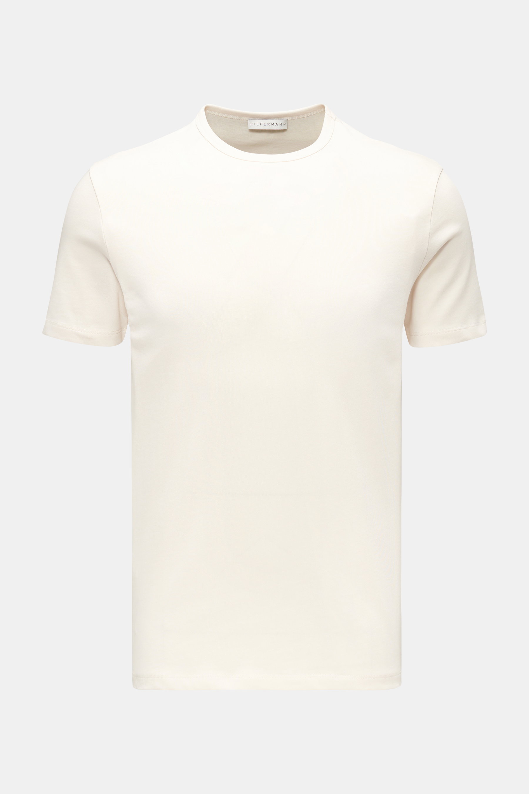 Kiefermann Rundhals-T-Shirt 'Richard' creme