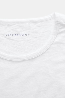 Kiefermann Crew neck T-shirt 'Lio' white