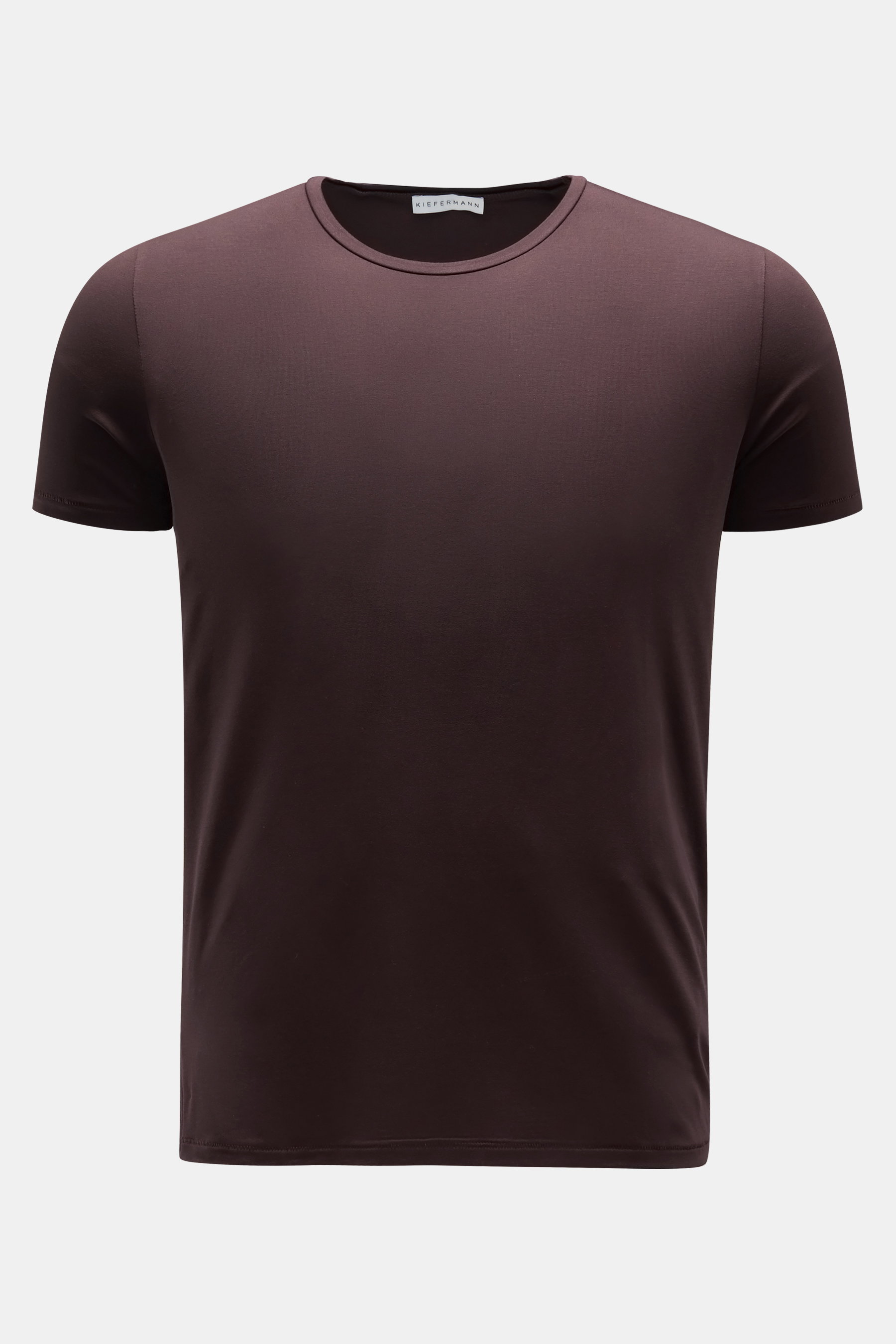 Kiefermann Rundhals-T-Shirt 'Clive' dunkelbraun