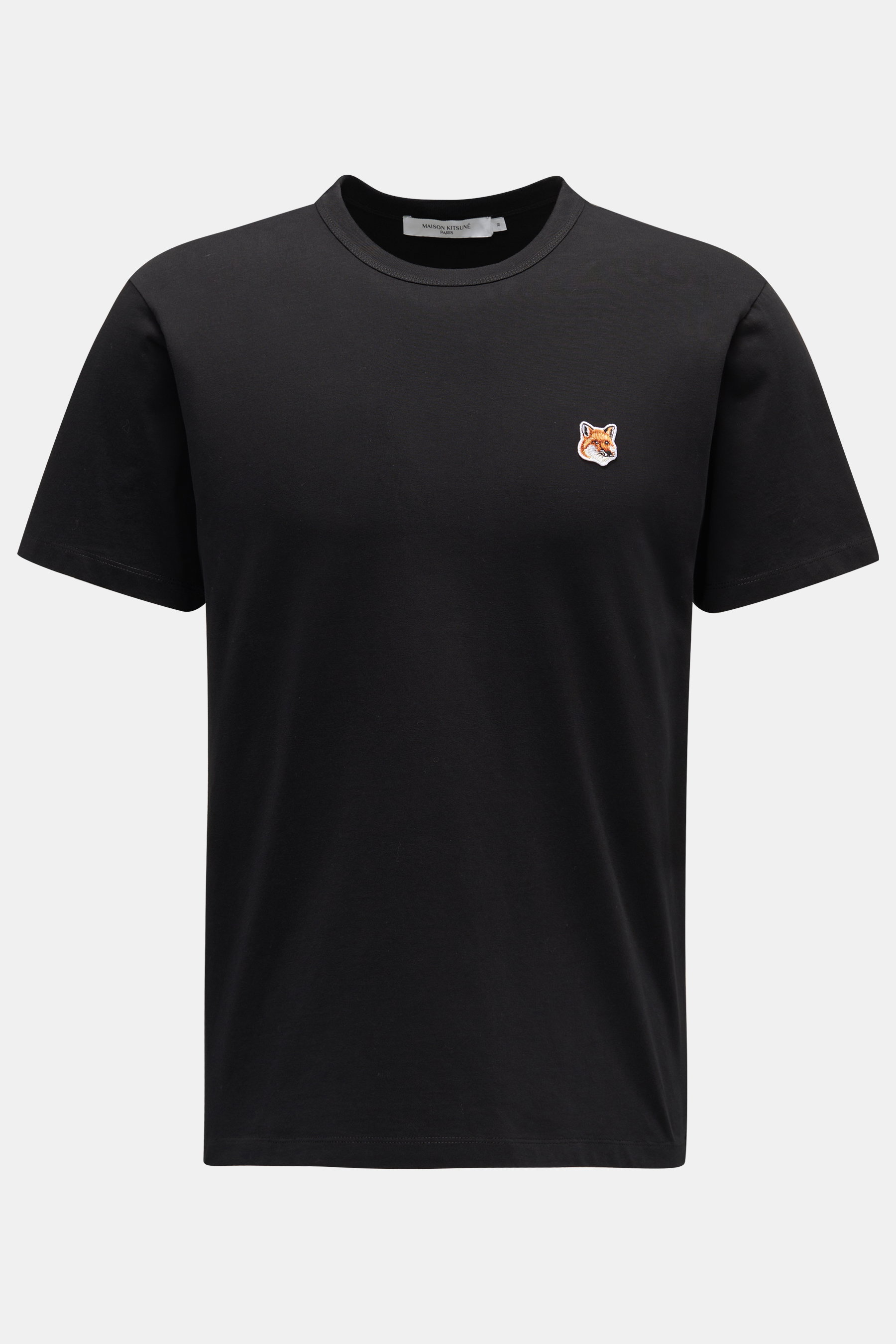 Maison Kitsuné Rundhals-T-Shirt schwarz