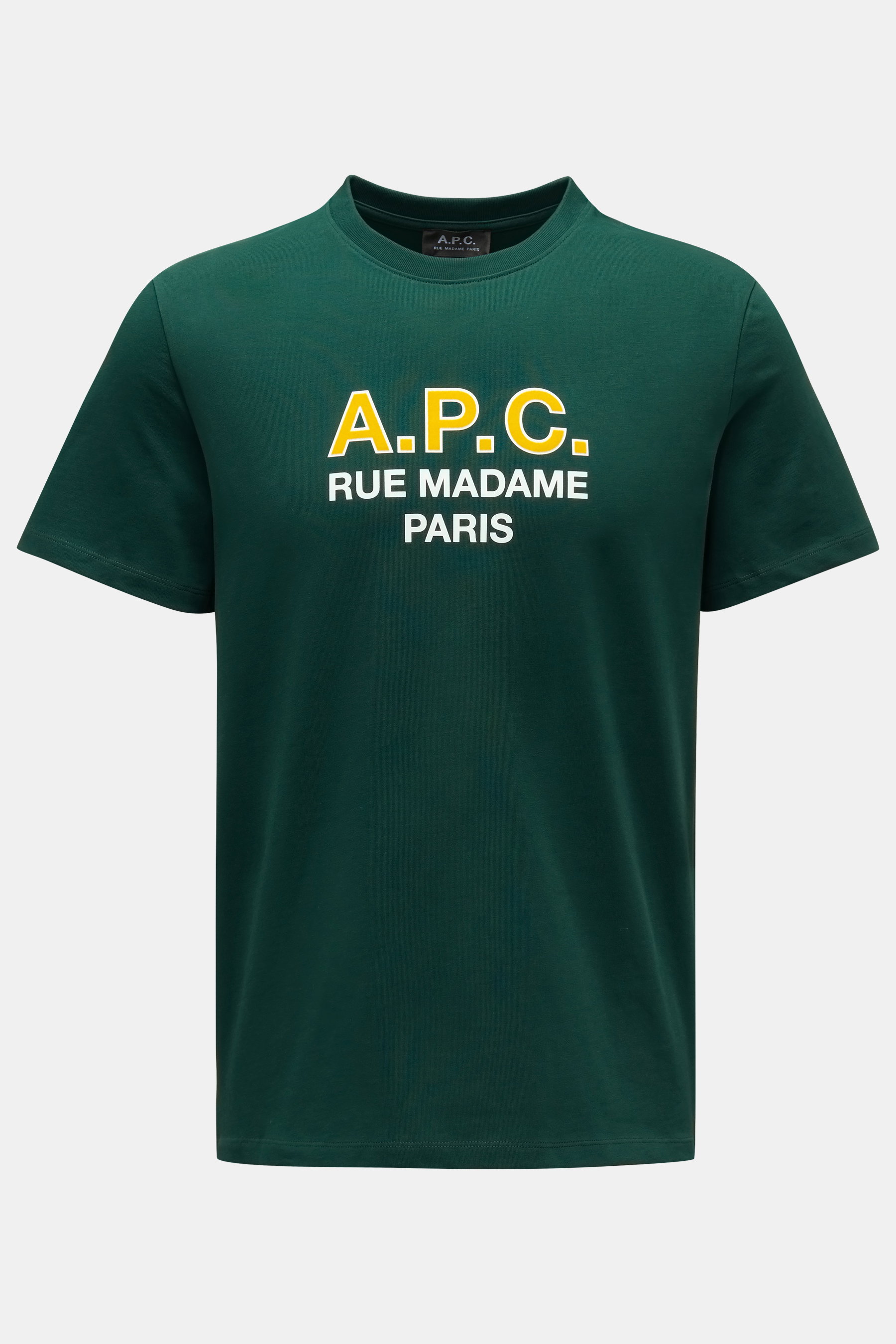 A.P.C. Rundhals-T-Shirt 'APC Madame H' grün