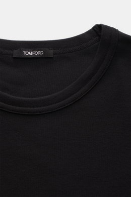 Tom Ford Rundhals-T-Shirt schwarz