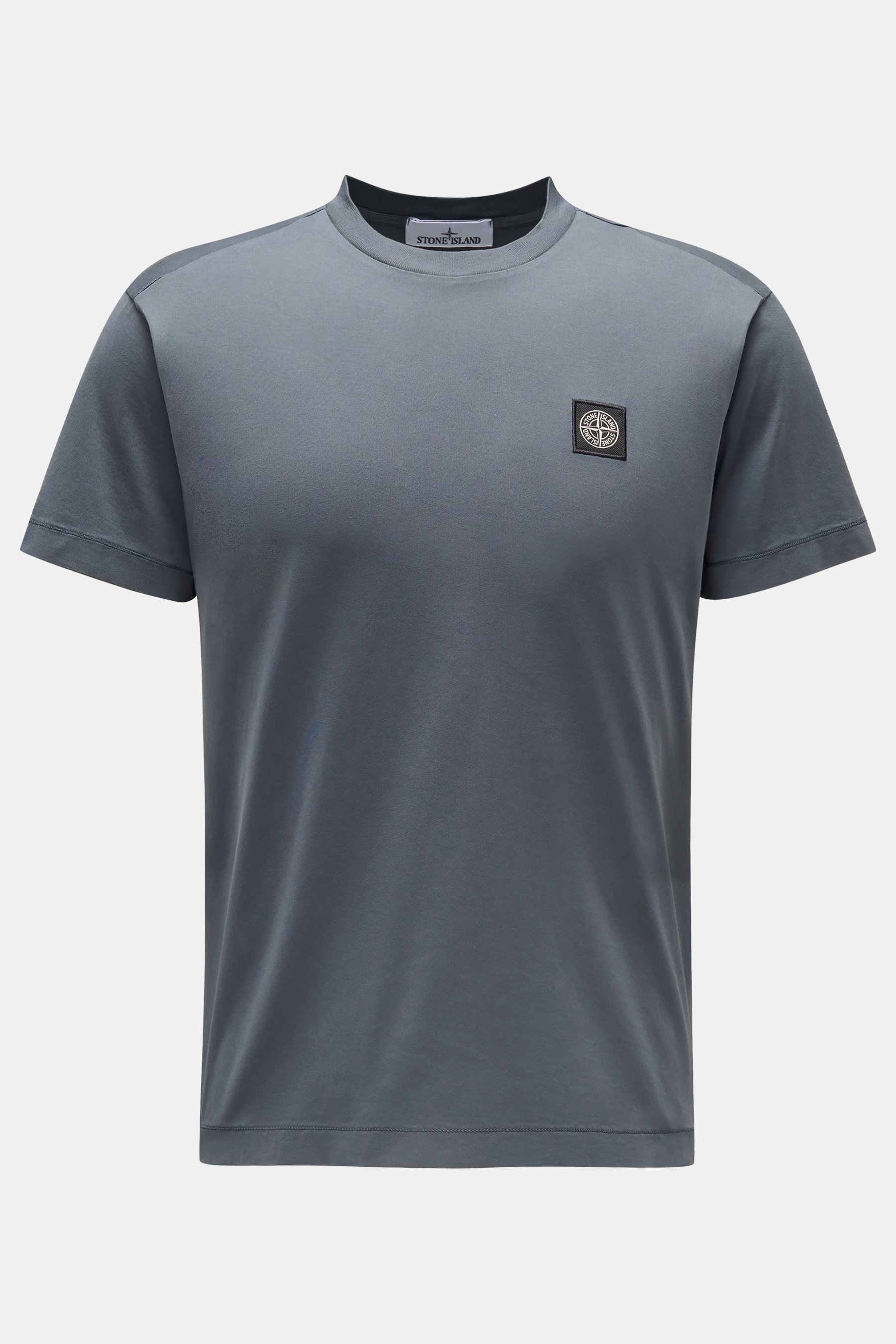 Stone Island Rundhals-T-Shirt dunkelgrau