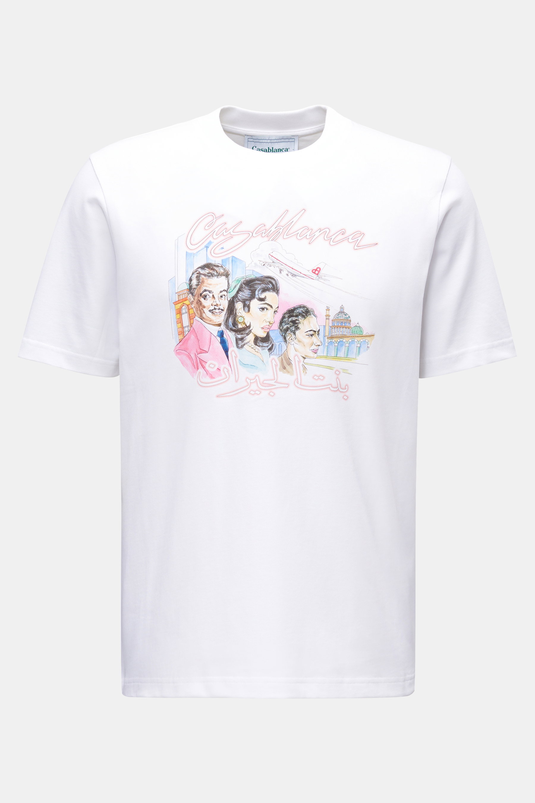 Casablanca Crew neck T-shirt 'La Liaison' white