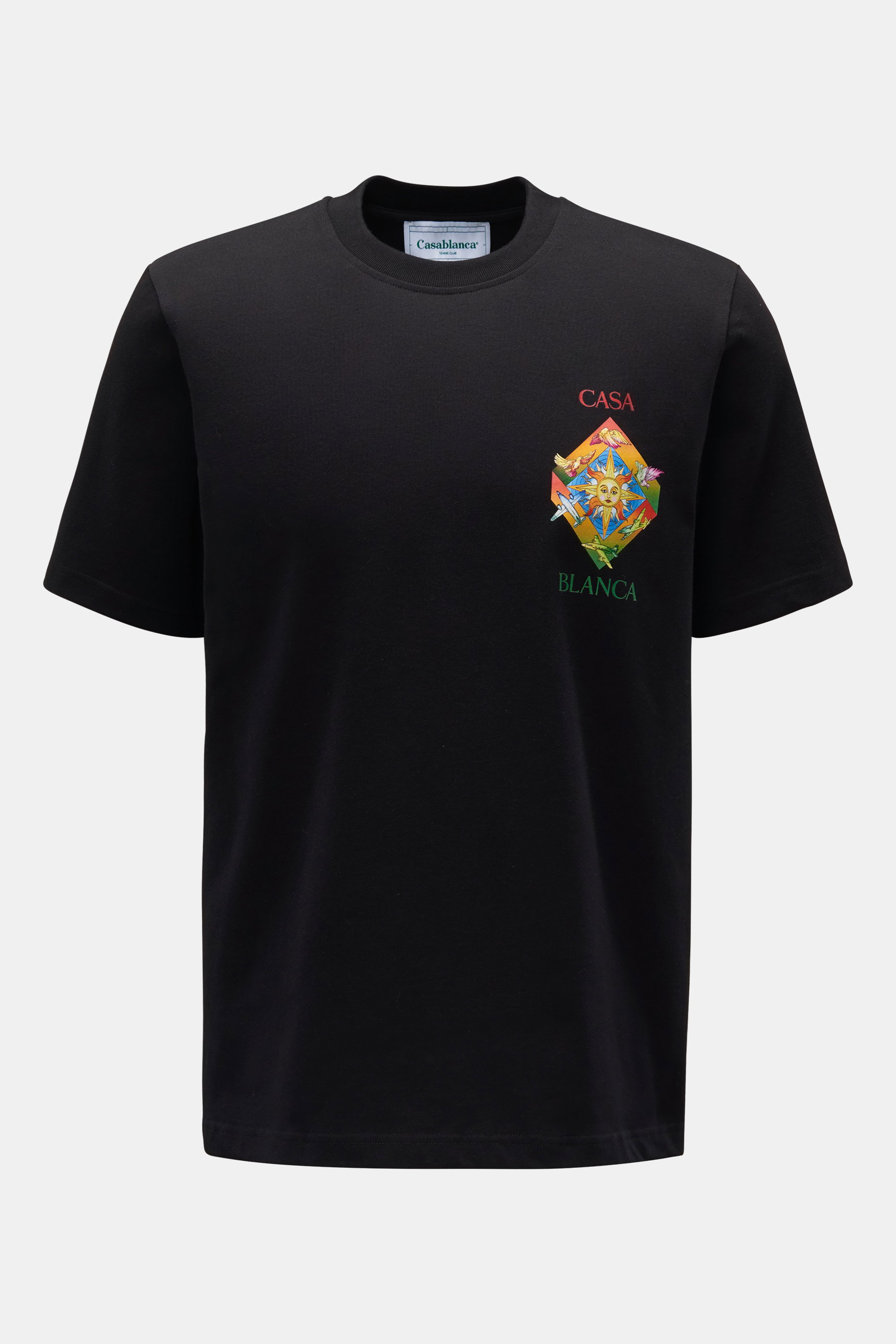 Casablanca Rundhals-T-Shirt 'Les Elements' schwarz