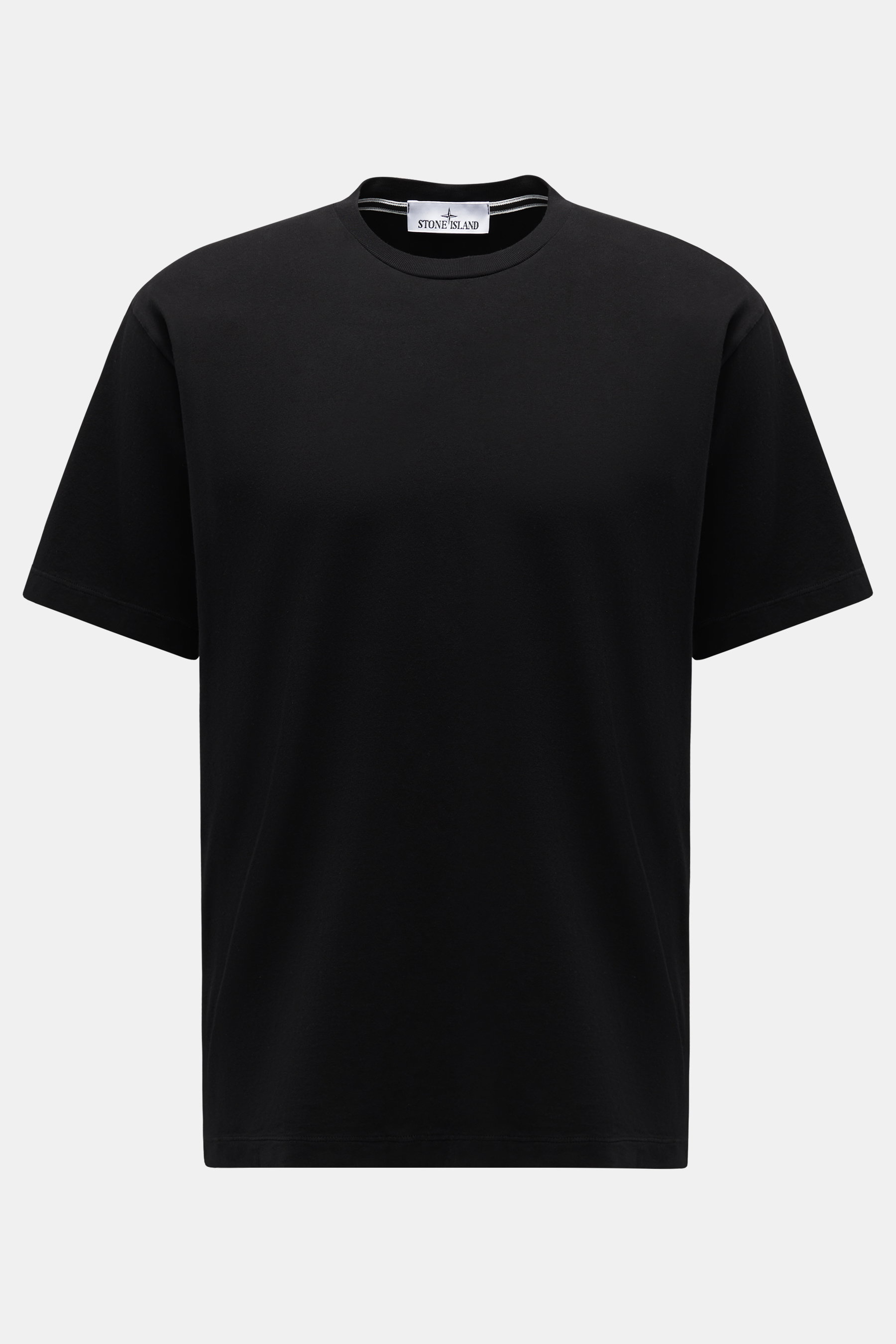 Stone Island Rundhals-T-Shirt 'Stripes Six' schwarz