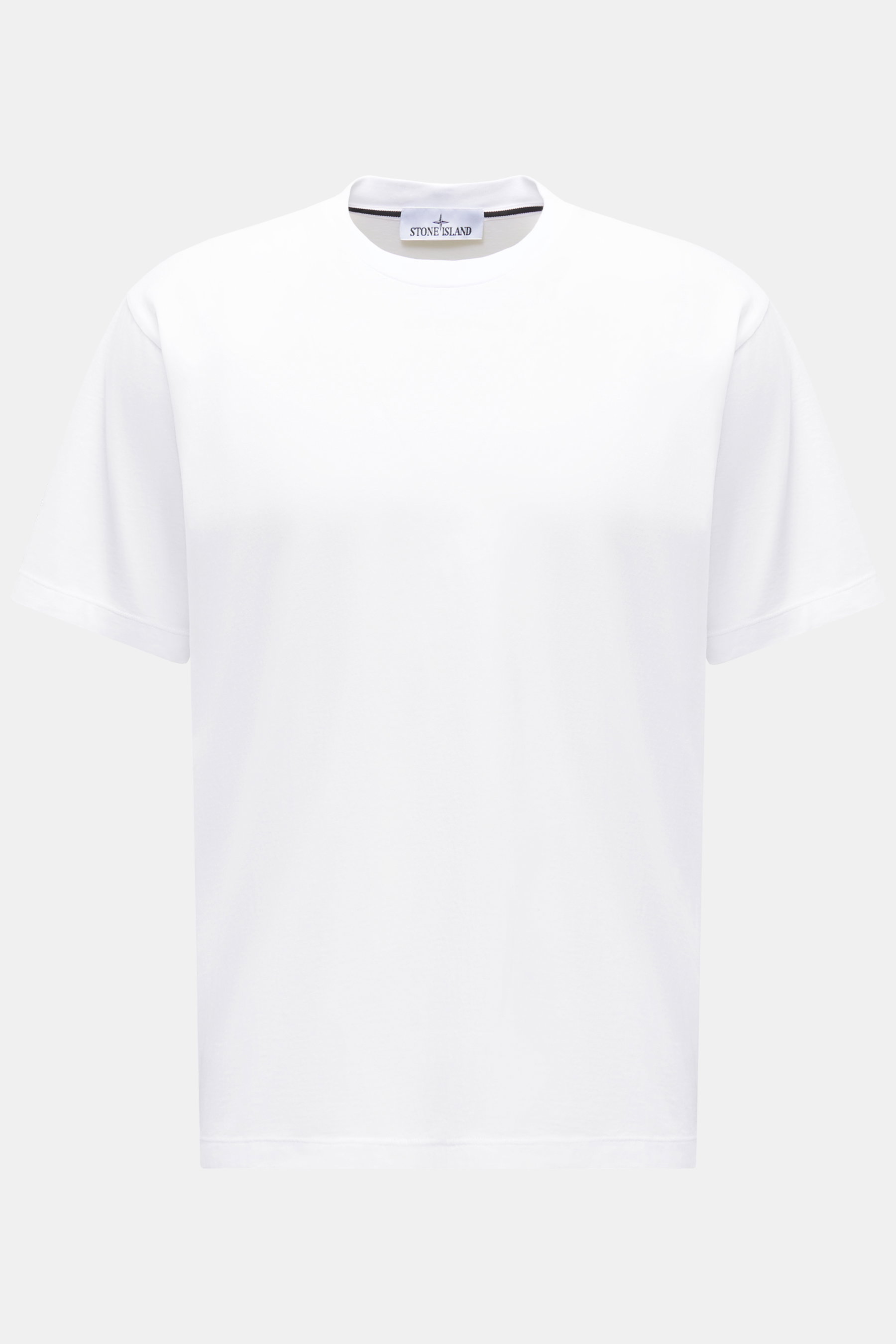 Stone Island Rundhals-T-Shirt 'Stripes Six' weiß