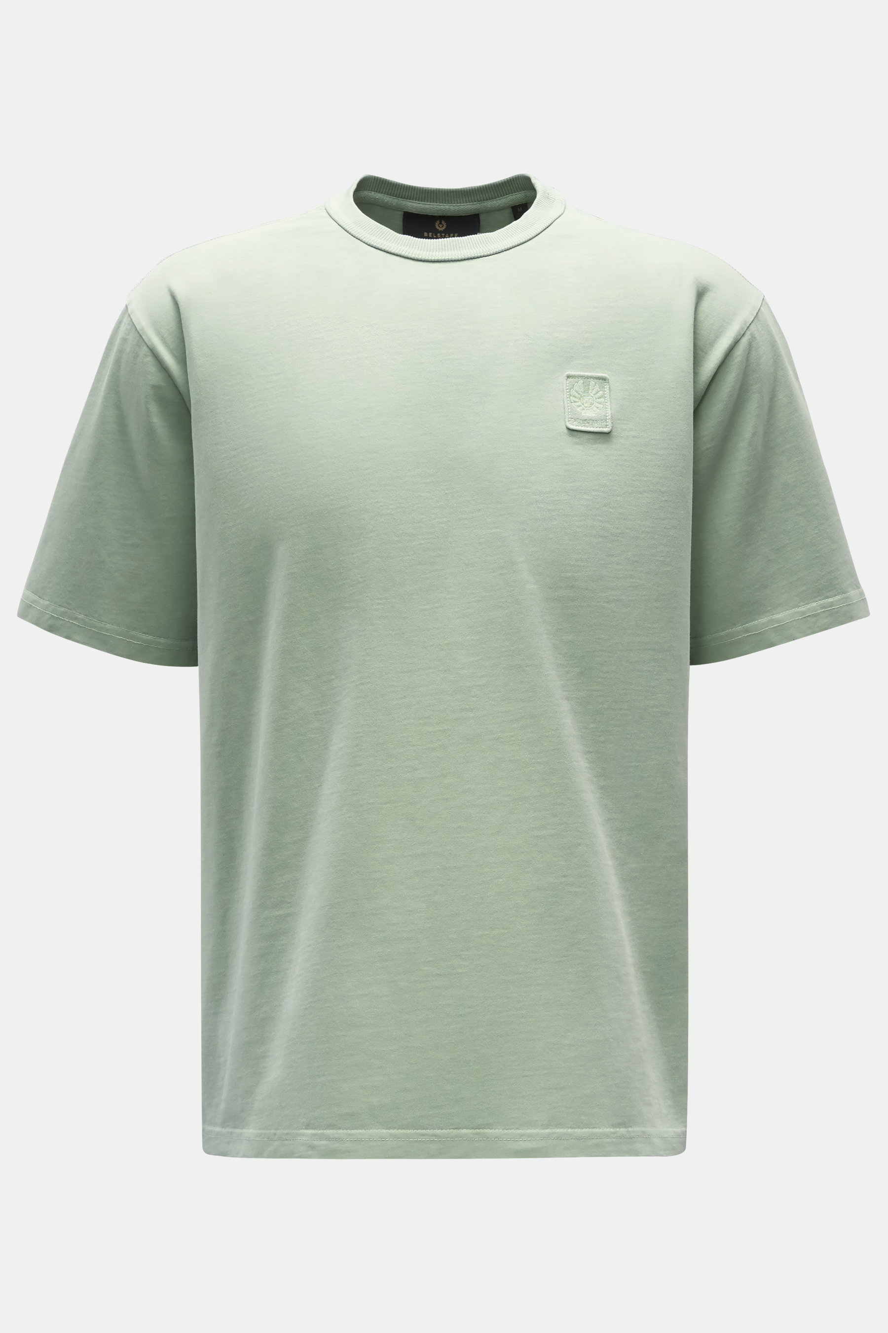 Belstaff Rundhals-T-Shirt 'Mineral Outline' hellgrün