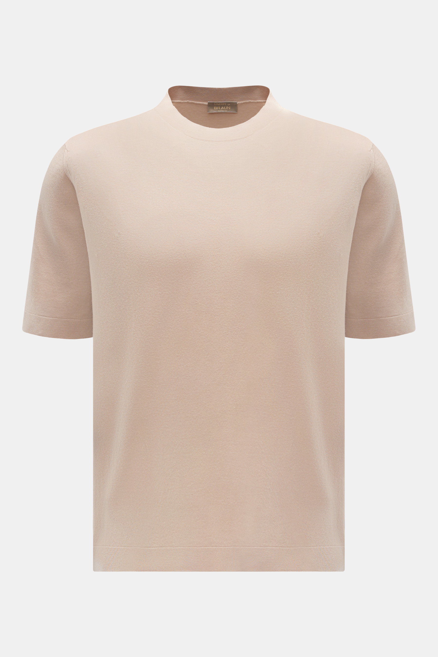 Cruciani Short-sleeved jumper beige