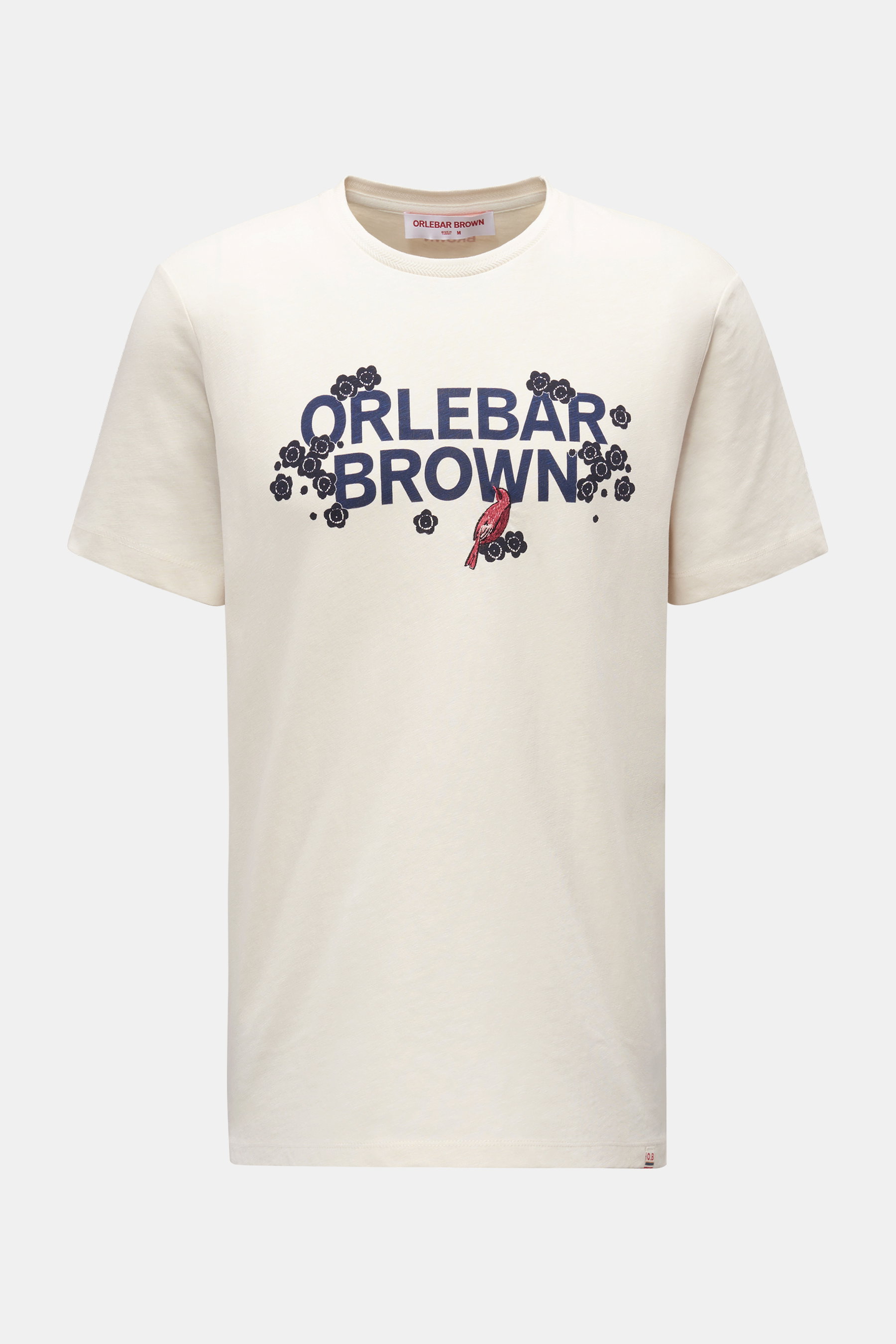 Orlebar Brown Rundhals-T-Shirt 'Classic Tee' creme