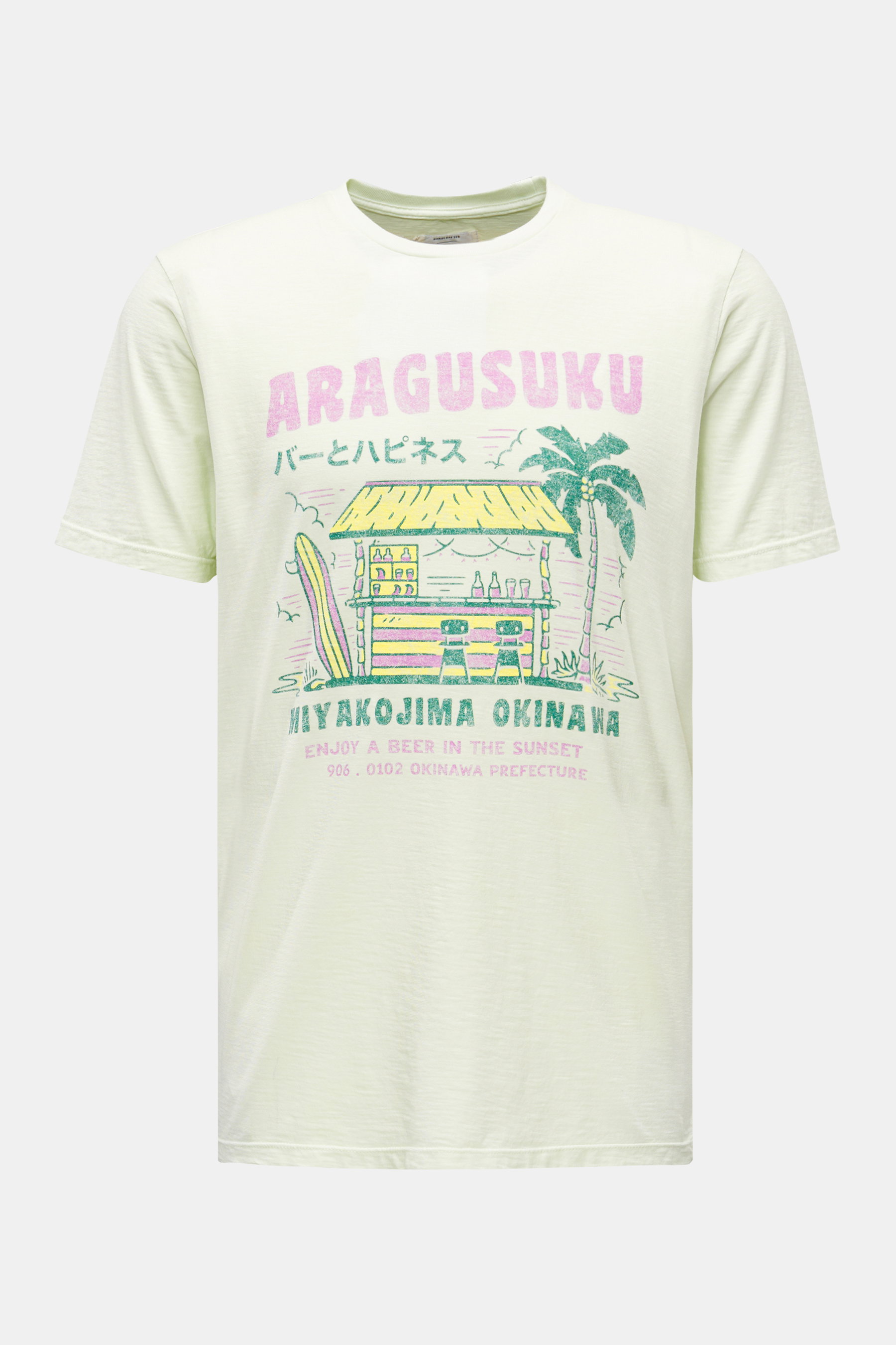 Bowery NYC Rundhals-T-Shirt hellgrün