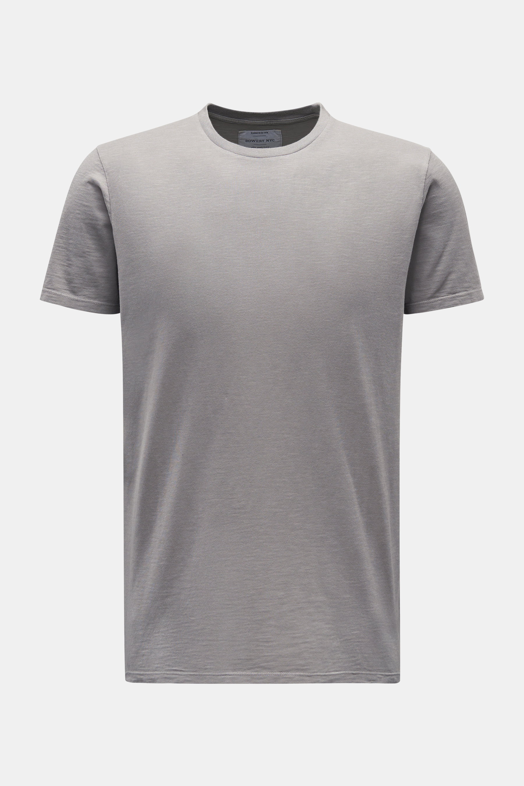 Bowery NYC Rundhals-T-Shirt grau