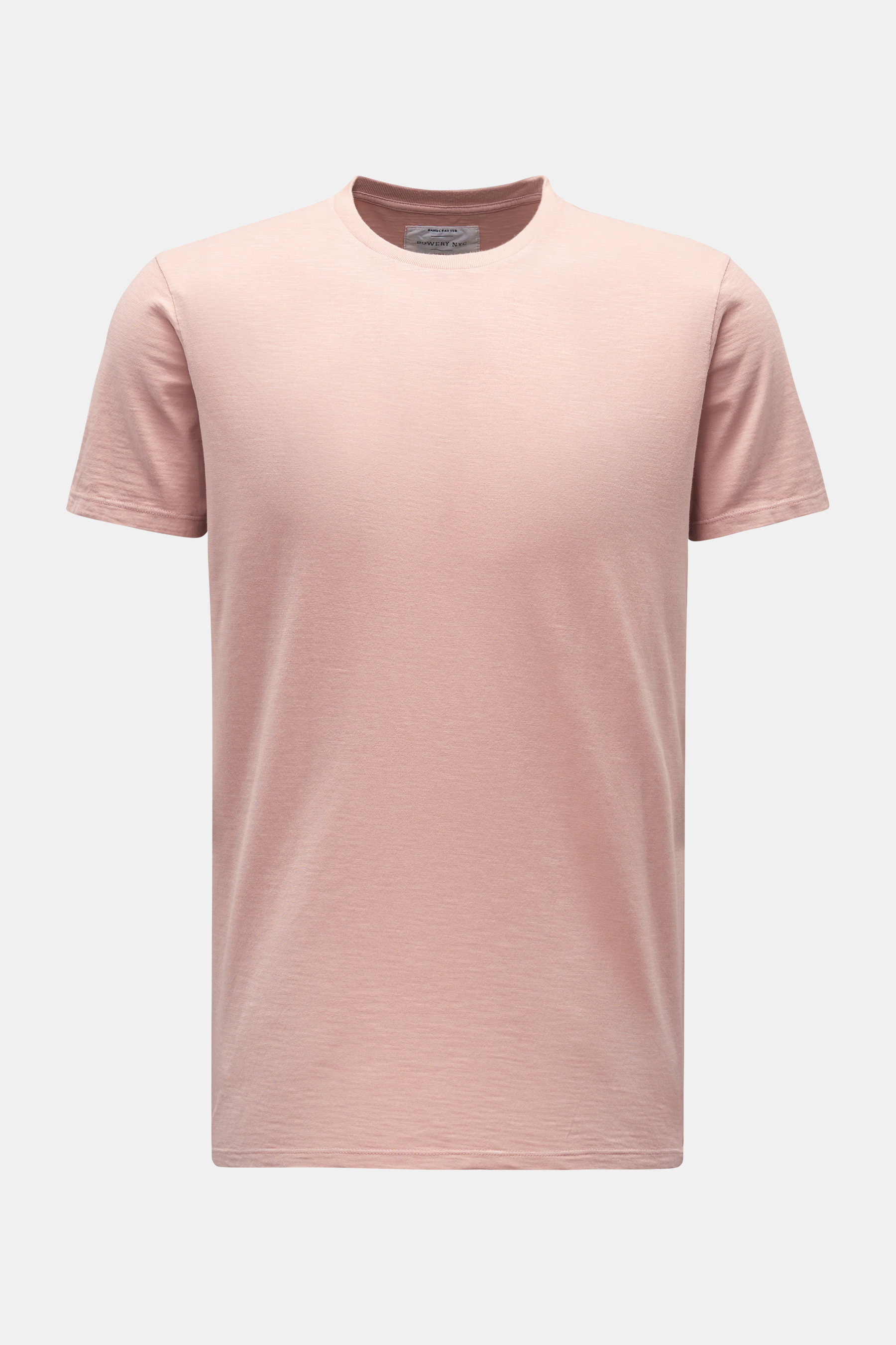 Bowery NYC Rundhals-T-Shirt altrosa