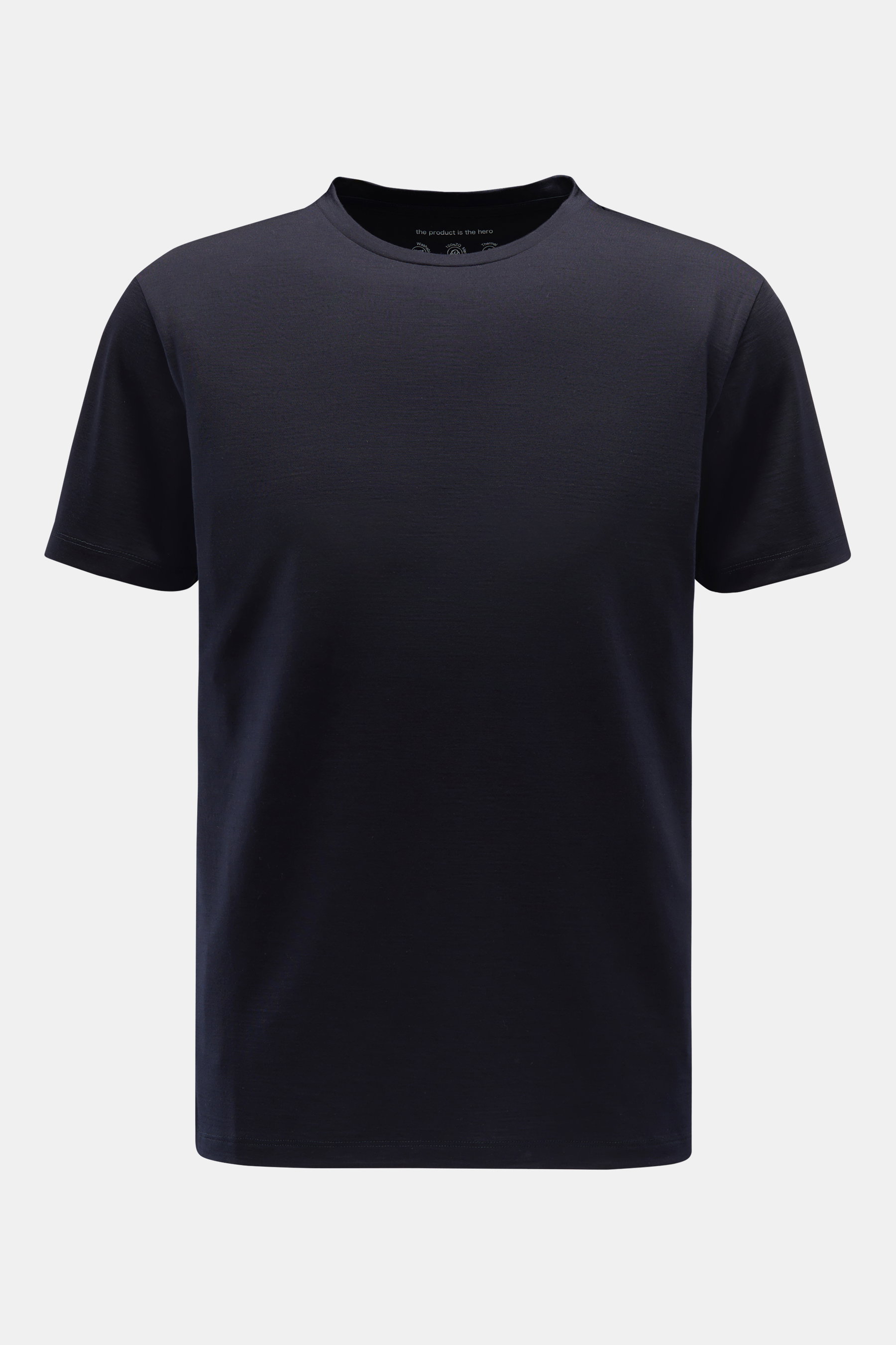 The Product is the Hero Merino T-Shirt 'Wool Tee' navy