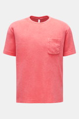 04651/ A trip in a bag Frottee Rundhals-T-Shirt 'Terry Tee' koralle