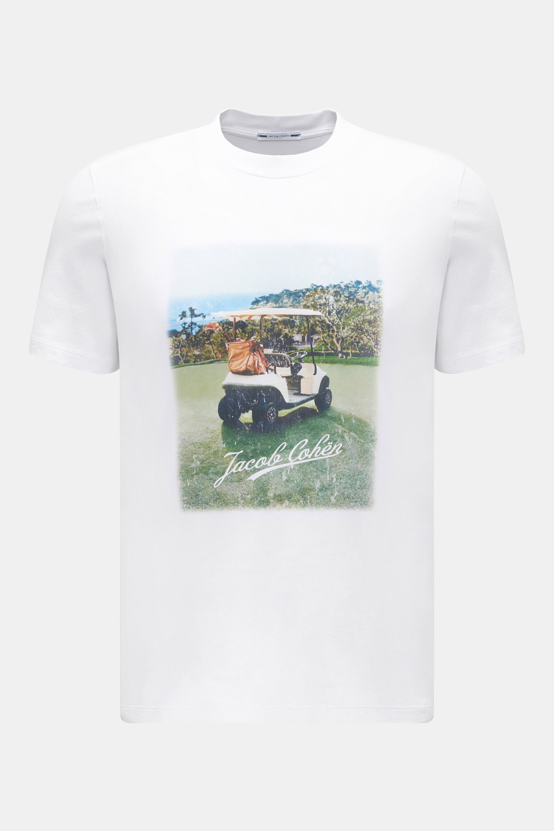 Jacob Cohen Rundhals-T-Shirt weiß
