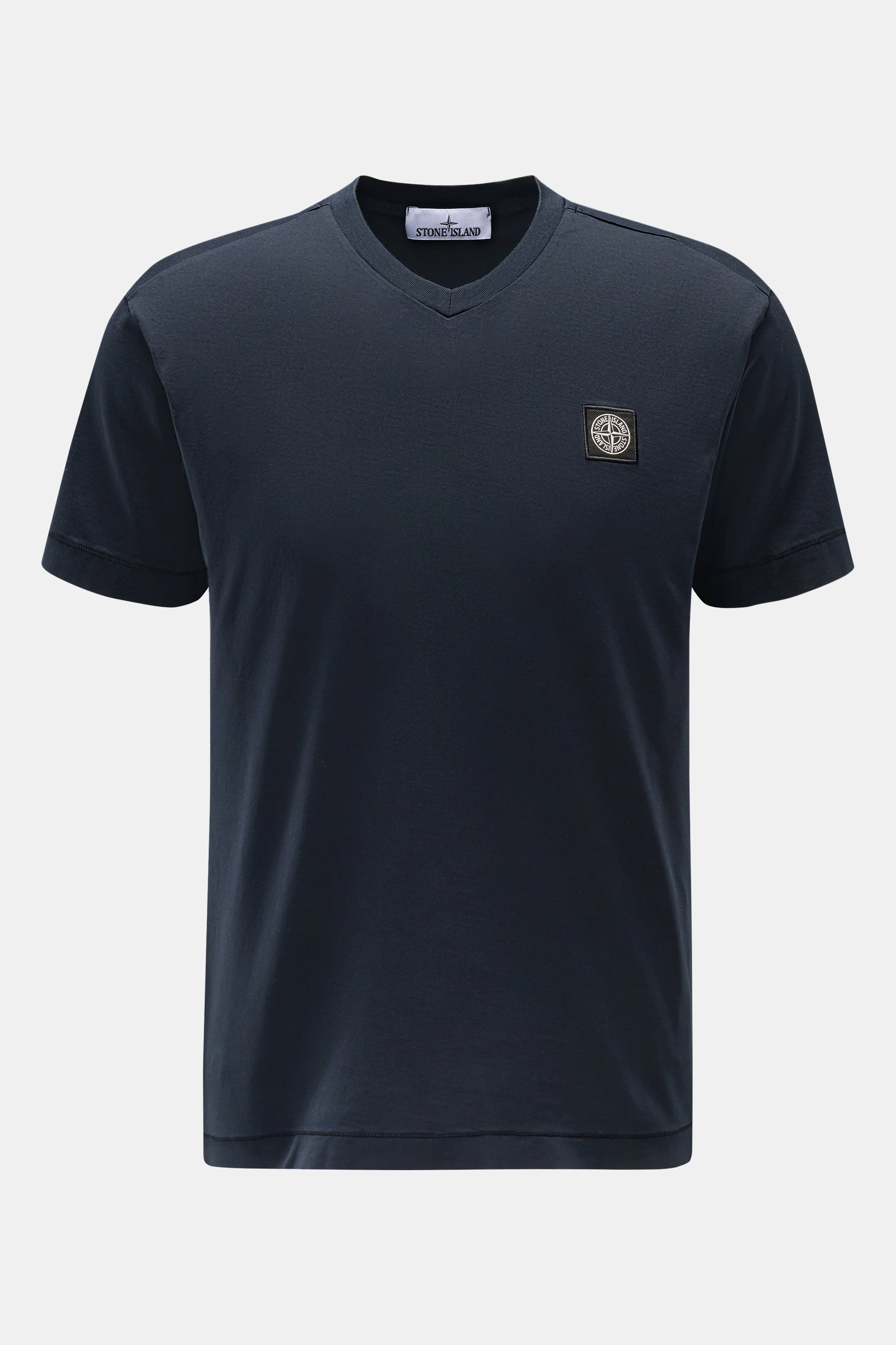 Stone Island V-Neck T-Shirt navy