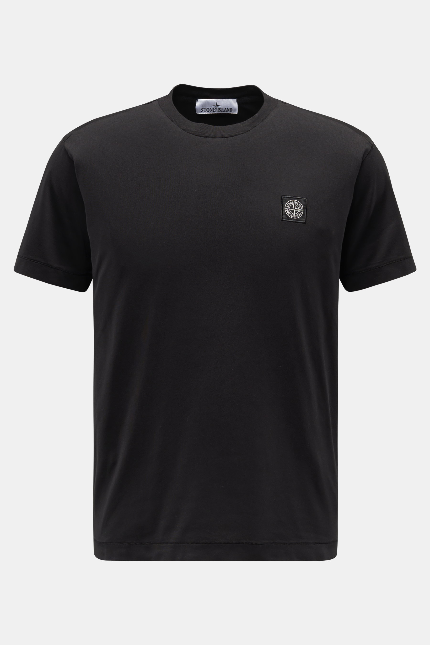 Stone Island Rundhals-T-Shirt schwarz