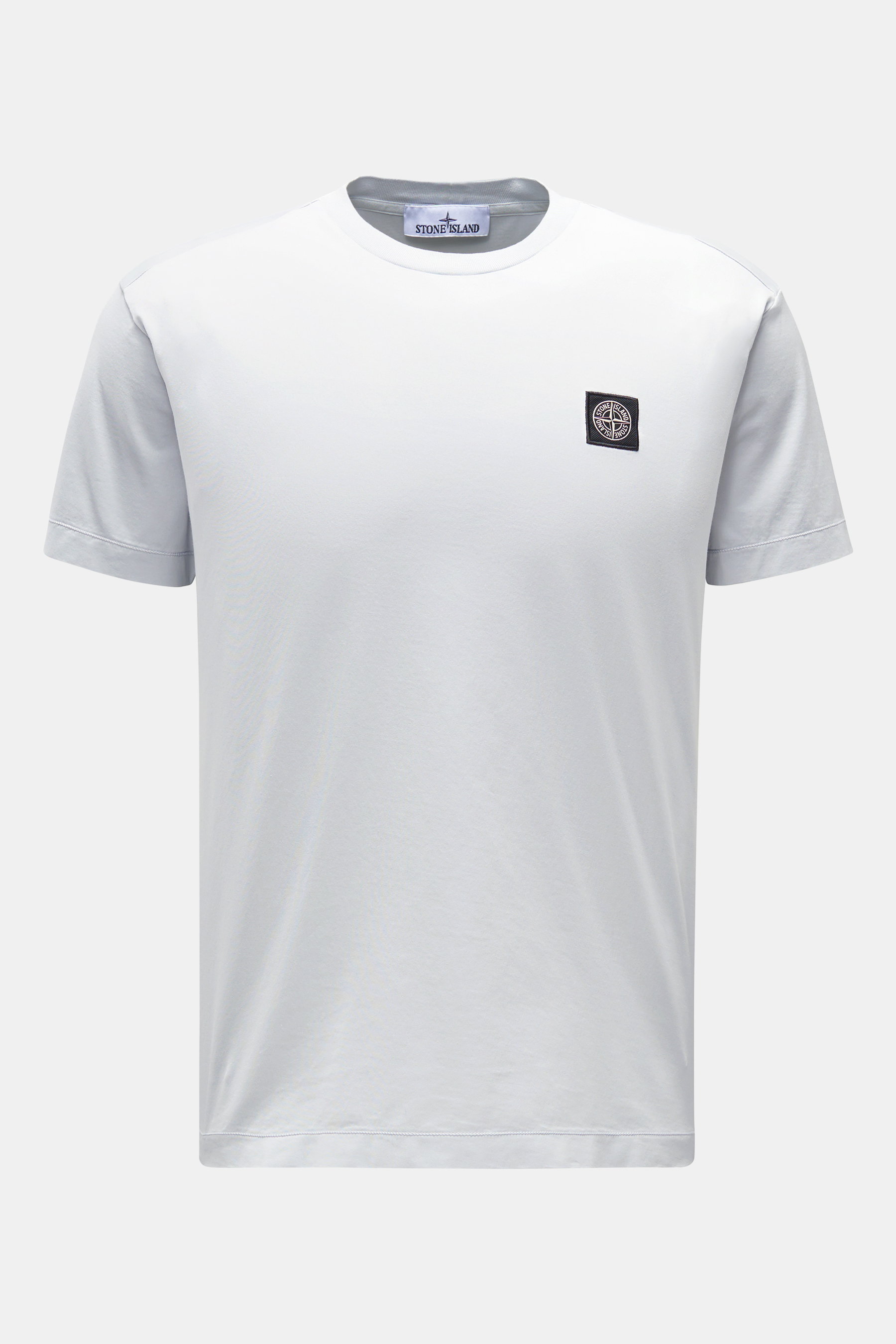 Stone Island Rundhals-T-Shirt pastellblau