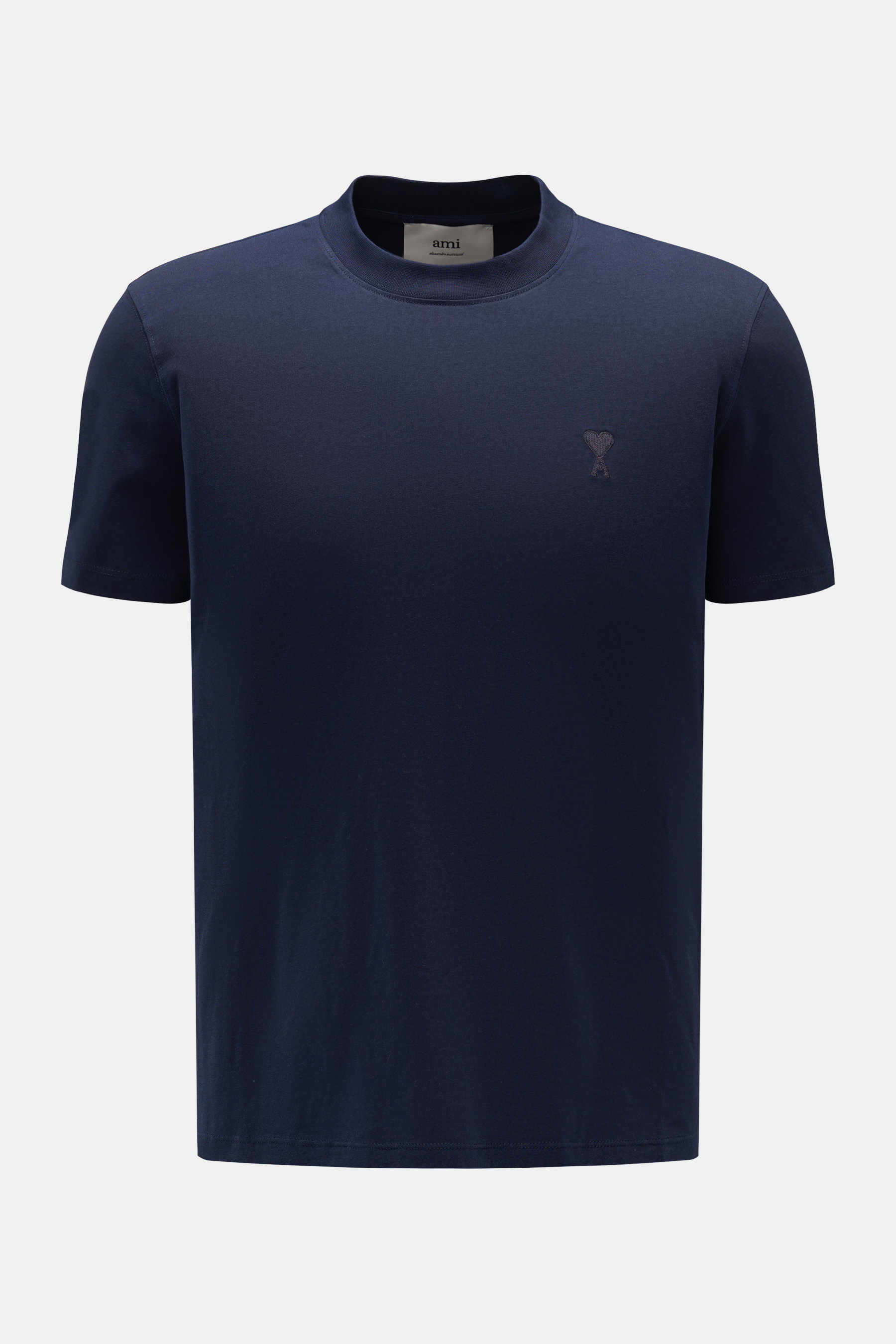 Ami Paris Rundhals-T-Shirt navy