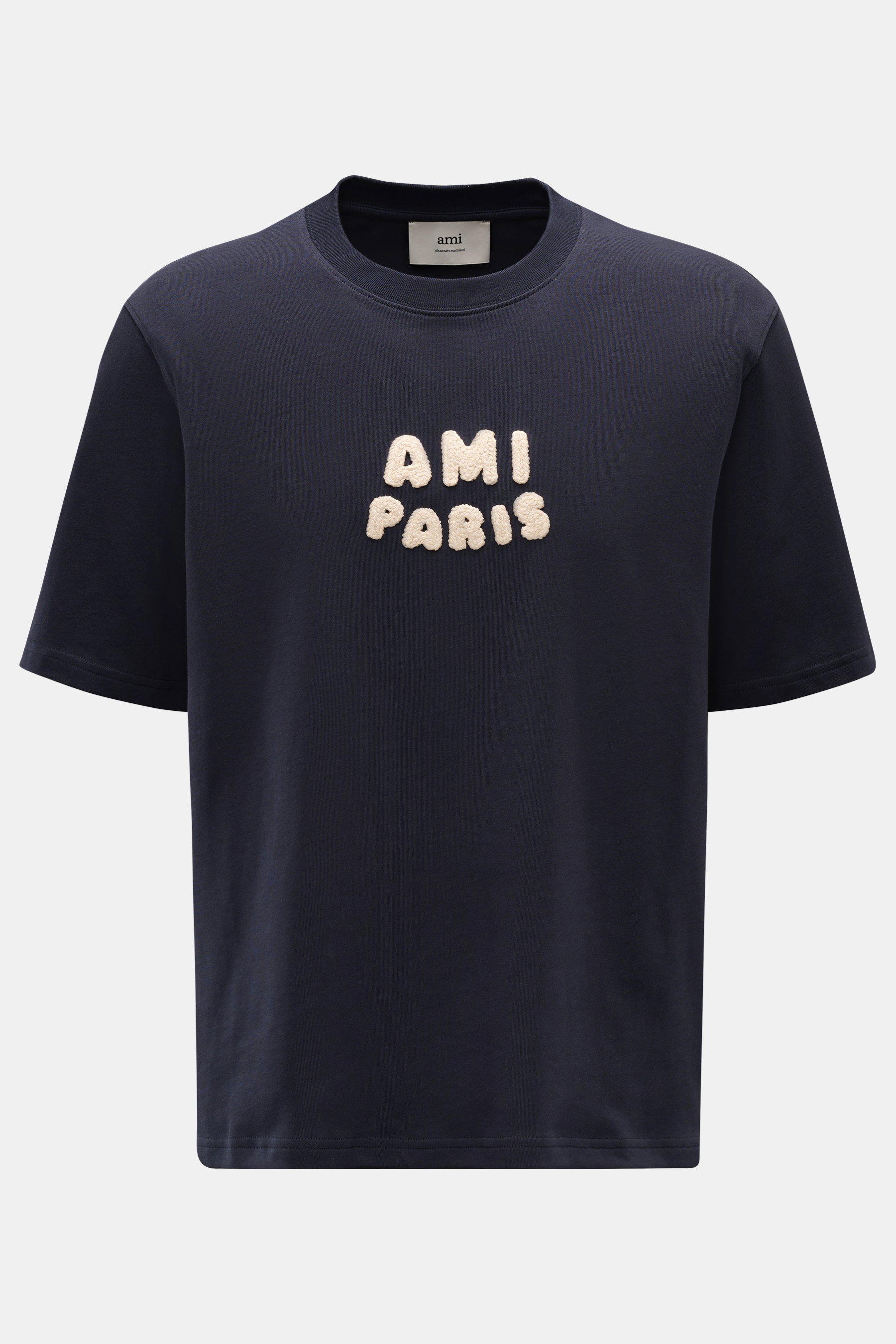 Ami Paris Rundhals-T-Shirt navy