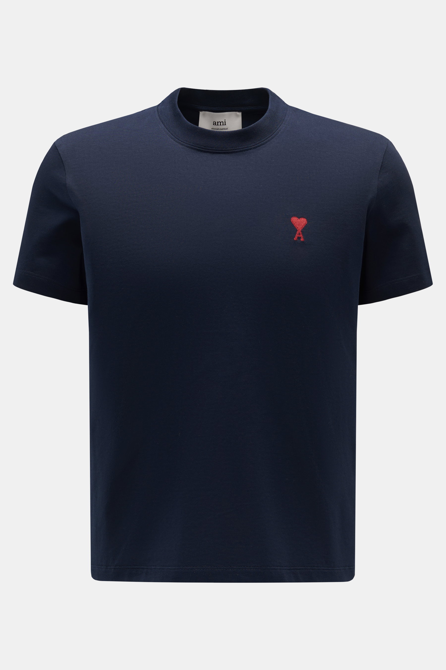 Ami Paris Rundhals-T-Shirt navy