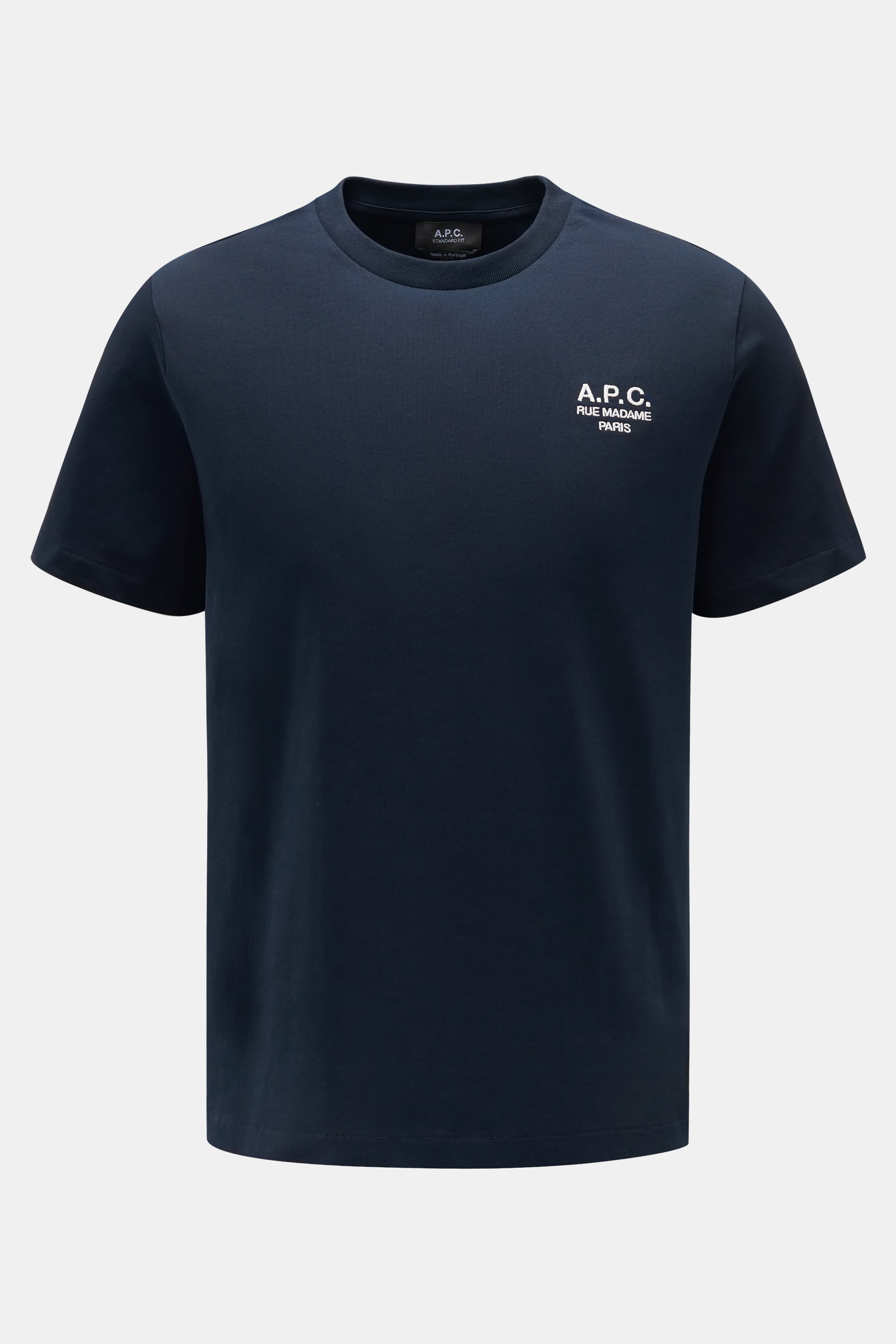 A.P.C. Rundhals-T-Shirt navy