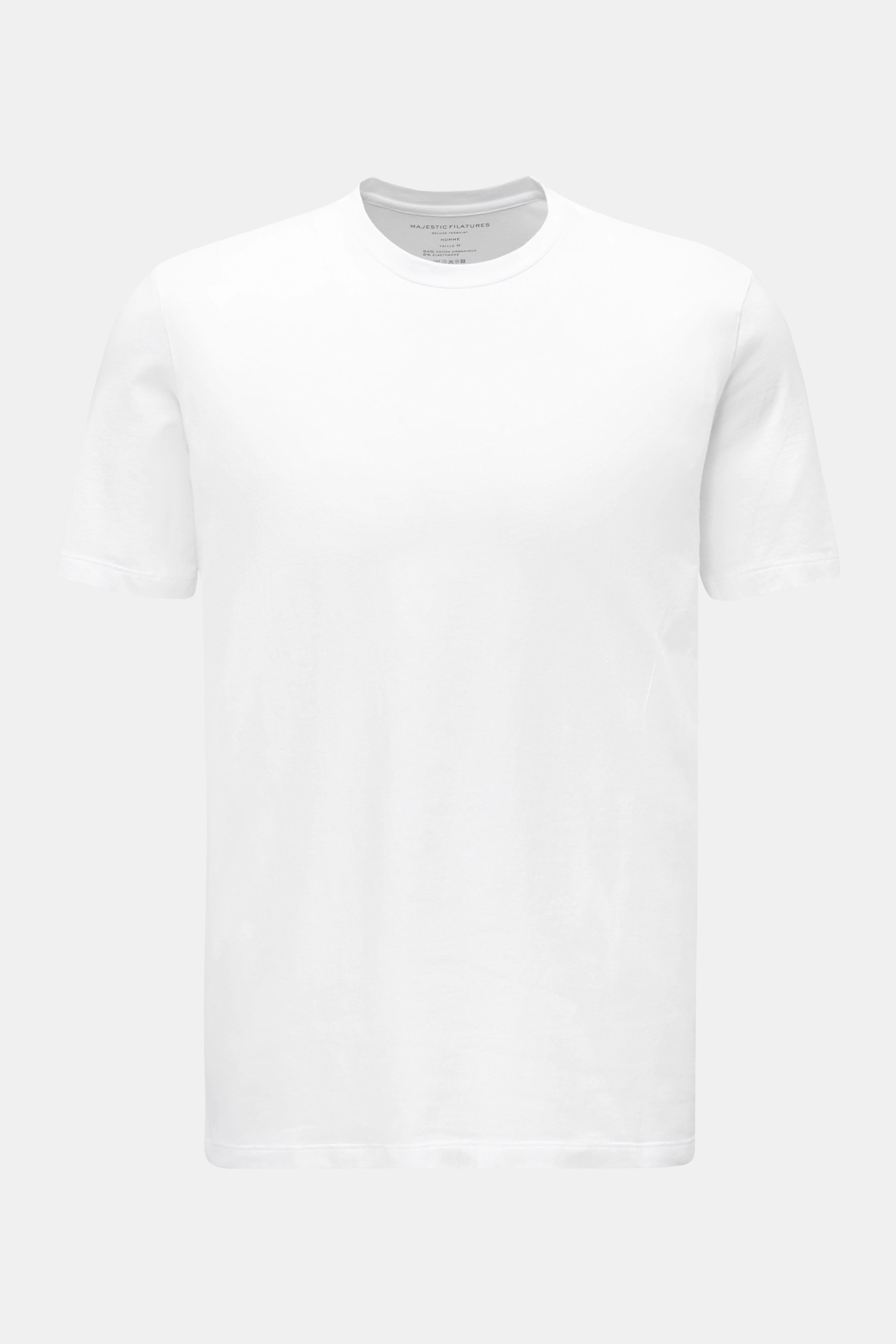 Majestic Filatures Rundhals-T-Shirt 'Harold' weiß