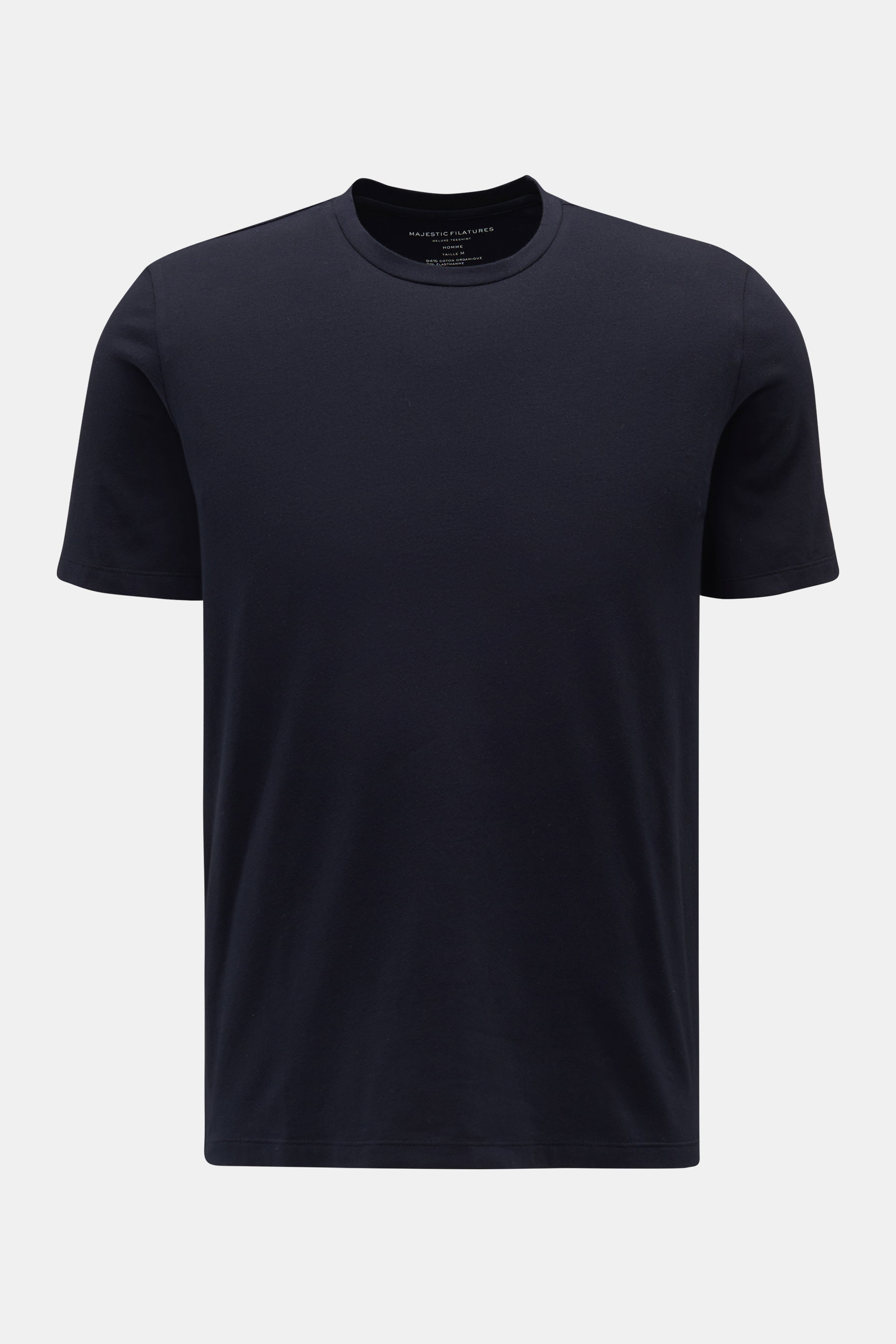 Majestic Filatures Rundhals-T-Shirt 'Harold' navy