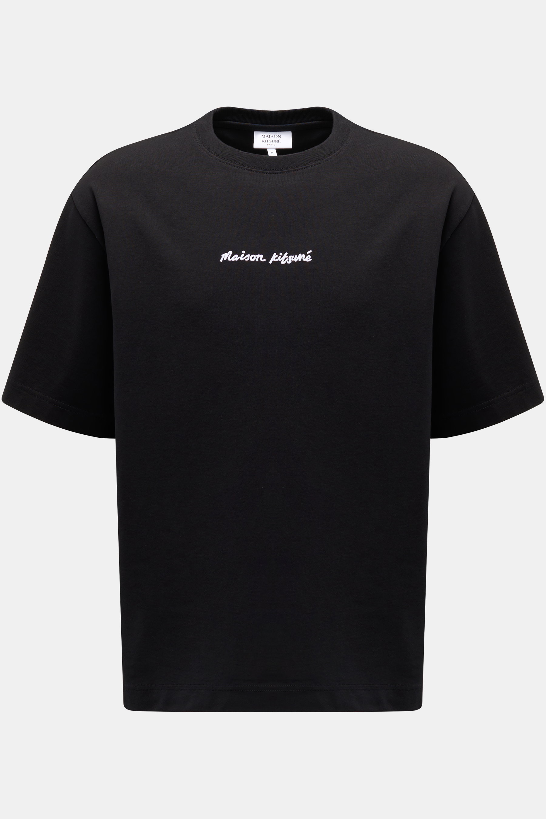 Maison Kitsuné Rundhals-T-Shirt schwarz
