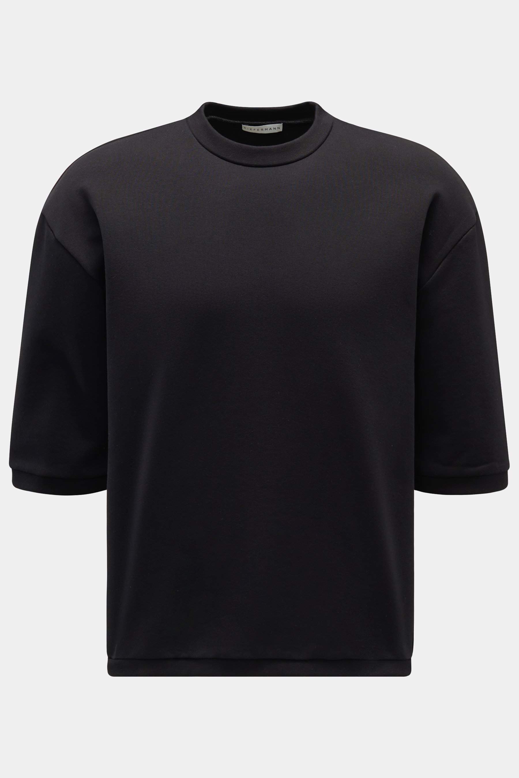 Kiefermann Kurzarm-Sweatshirt 'Clarenzo' schwarz