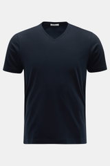 Stefan Brandt V-neck T-shirt 'Artur' dark navy