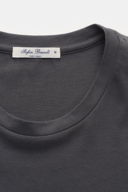 Stefan Brandt Crew neck T-shirt 'Enno' dark grey