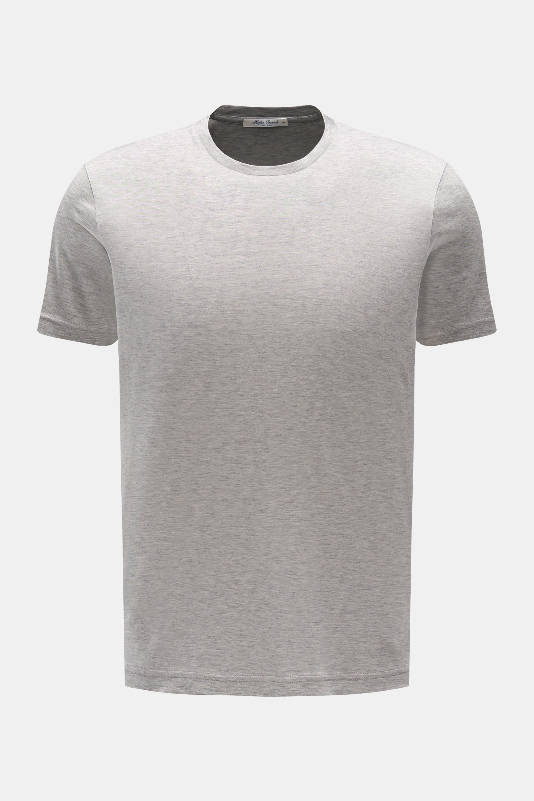 Stefan Brandt Rundhals-T-Shirt 'Enno' grau meliert