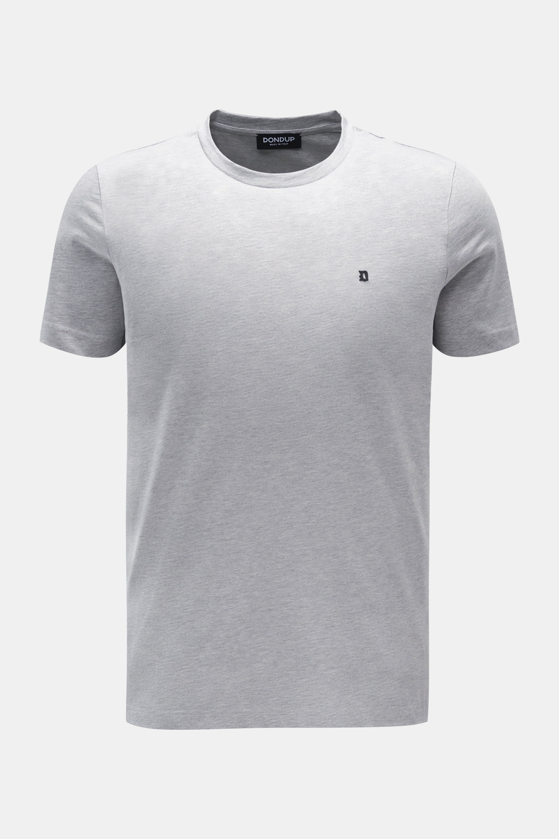 Dondup Rundhals-T-Shirt hellgrau meliert