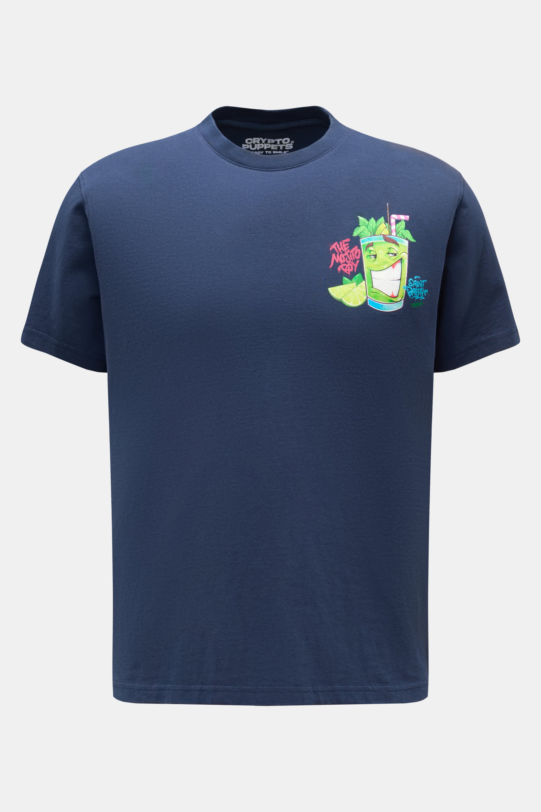 MC2 Saint Barth Rundhals-T-Shirt 'Mojito' navy