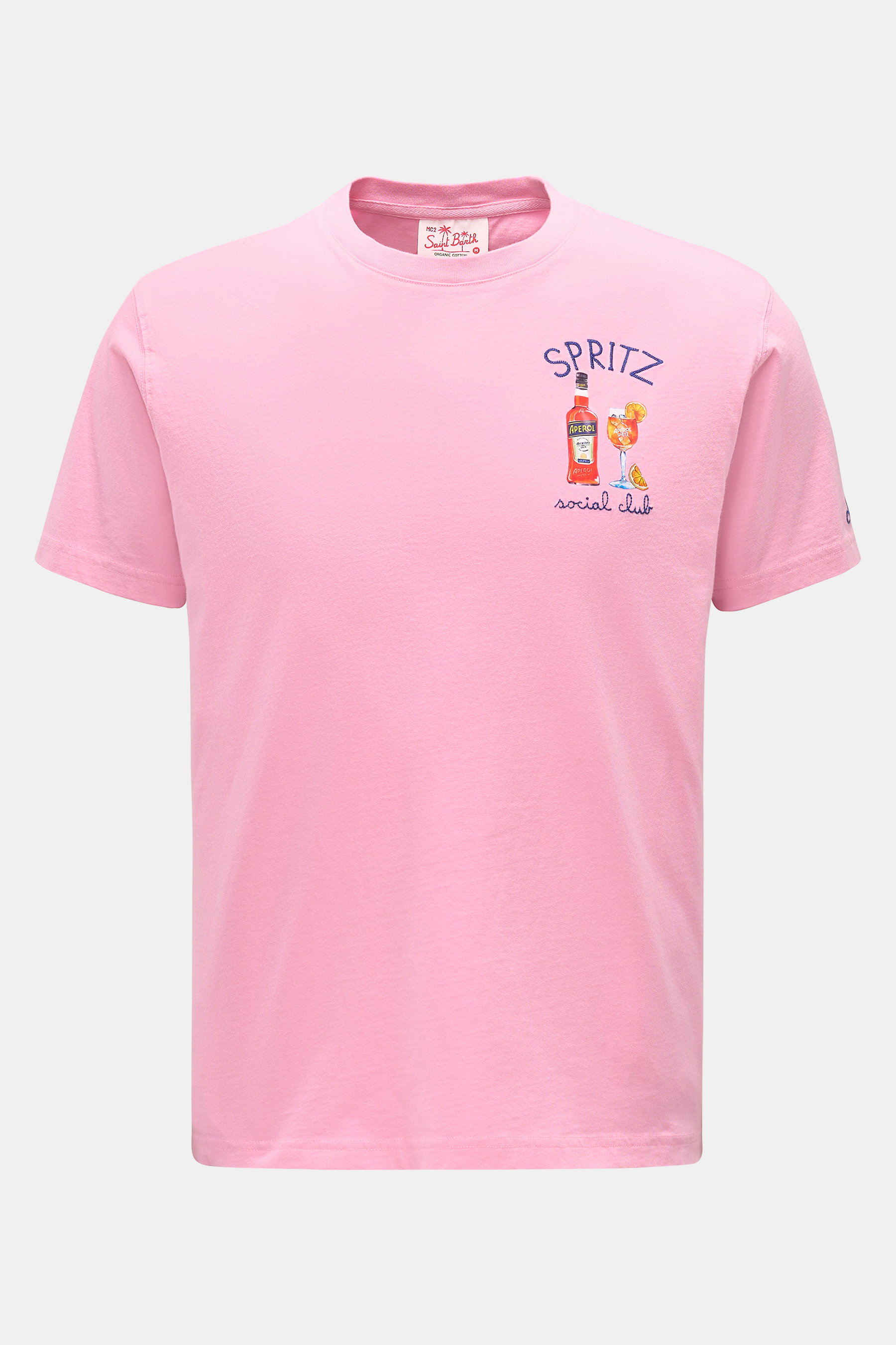 MC2 Saint Barth Rundhals-T-Shirt 'Spritz' rosé