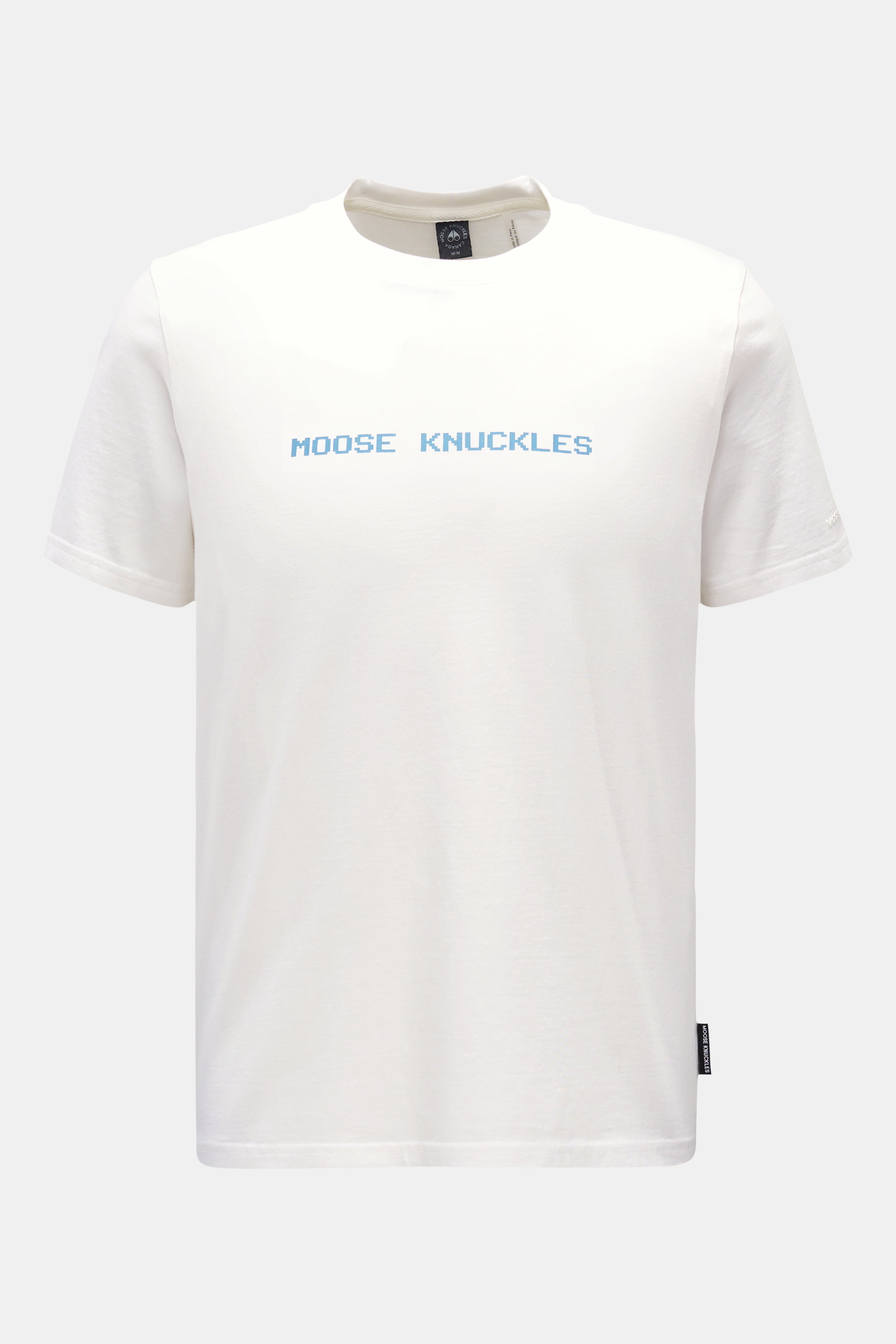 Moose Knuckles Rundhals-T-Shirt offwhite