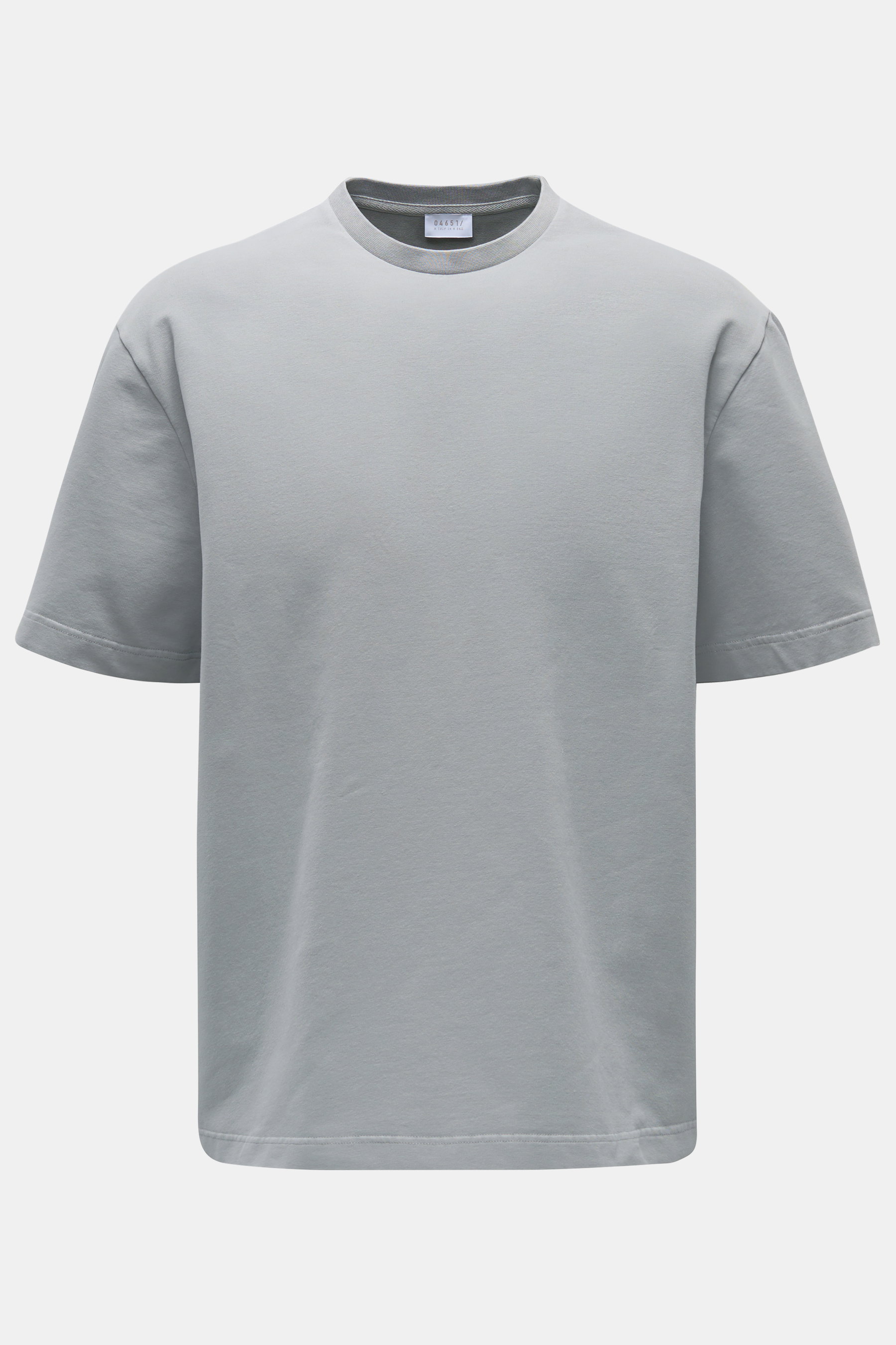 04651/ A trip in a bag Rundhals-T-Shirt 'If Tee' grau