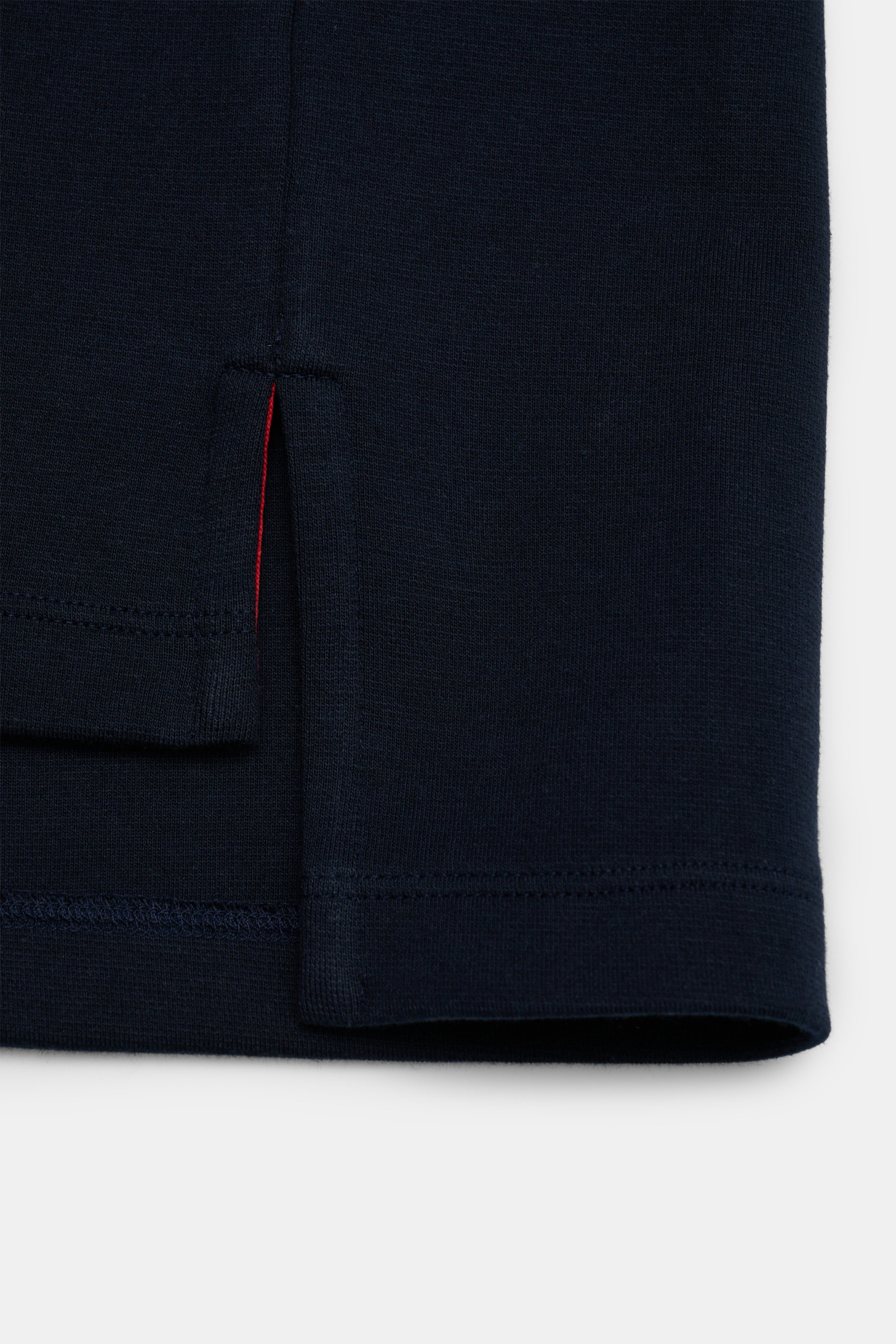THOM BROWNE crew neck T-shirt navy