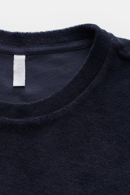 04651/ A trip in a bag Frottee T-Shirt 'Terry Tee' navy