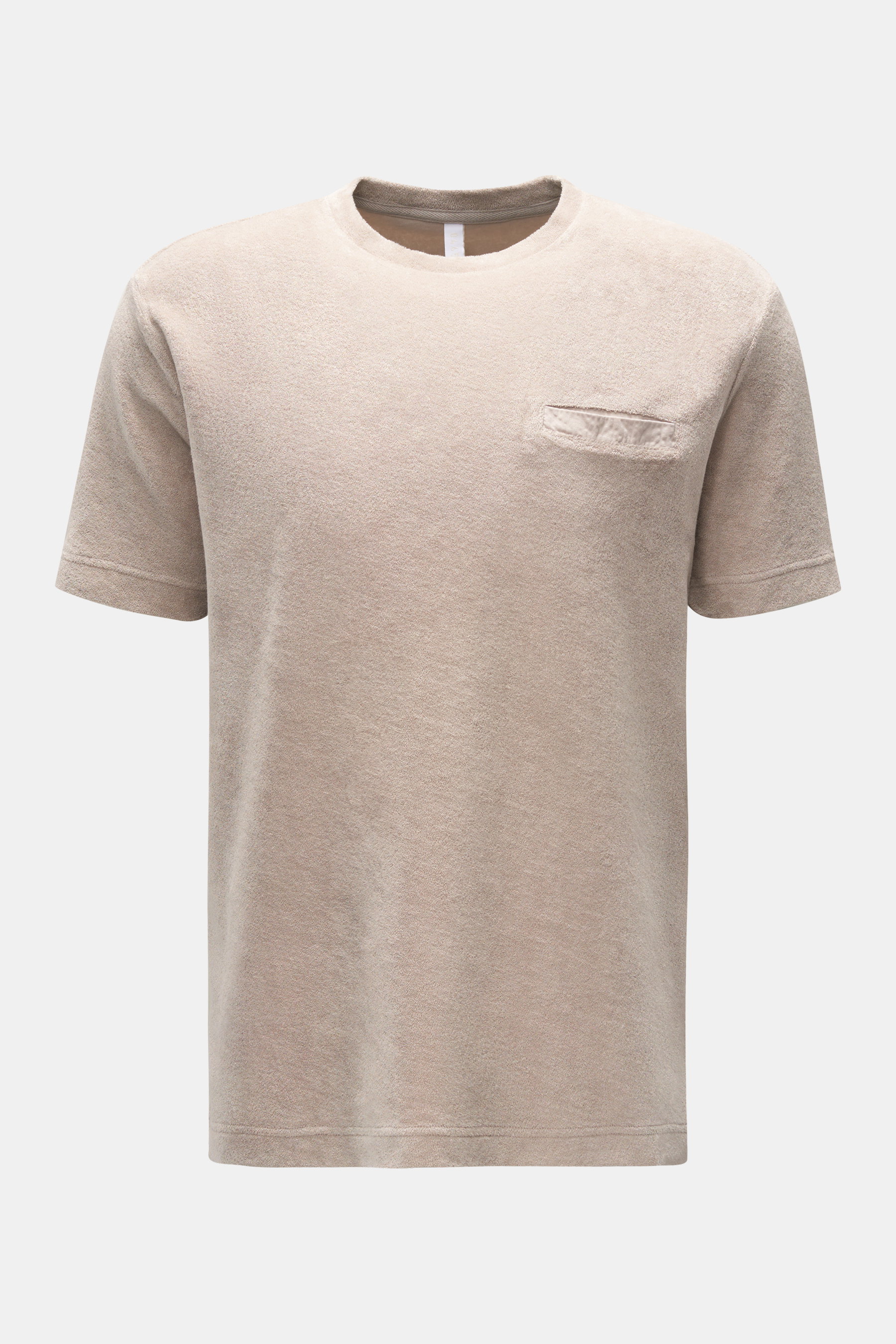 04651/ A trip in a bag Frottee T-Shirt 'Terry Tee' beige