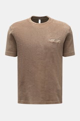 04651/ A trip in a bag Frottee T-Shirt 'Terry Tee' taupe
