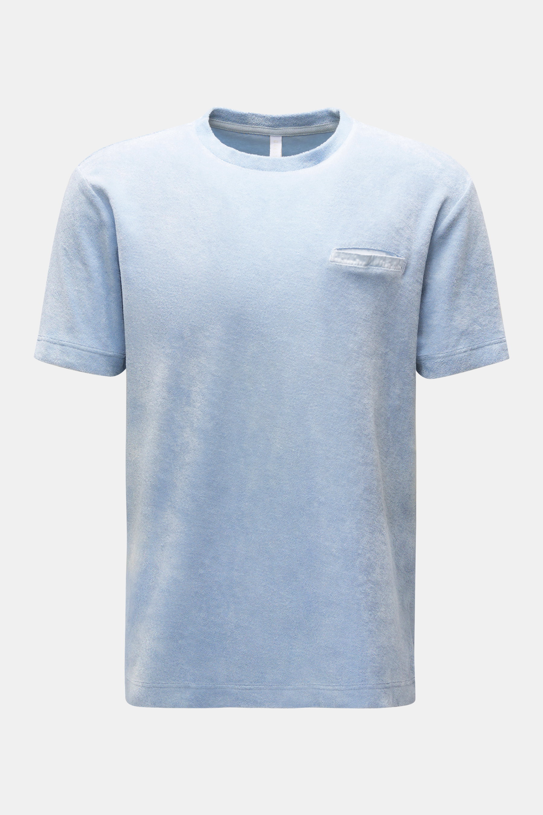 04651/ A trip in a bag Frottee T-Shirt 'Terry Tee' rauchblau