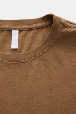 04651/ A trip in a bag Rundhals-T-Shirt braun
