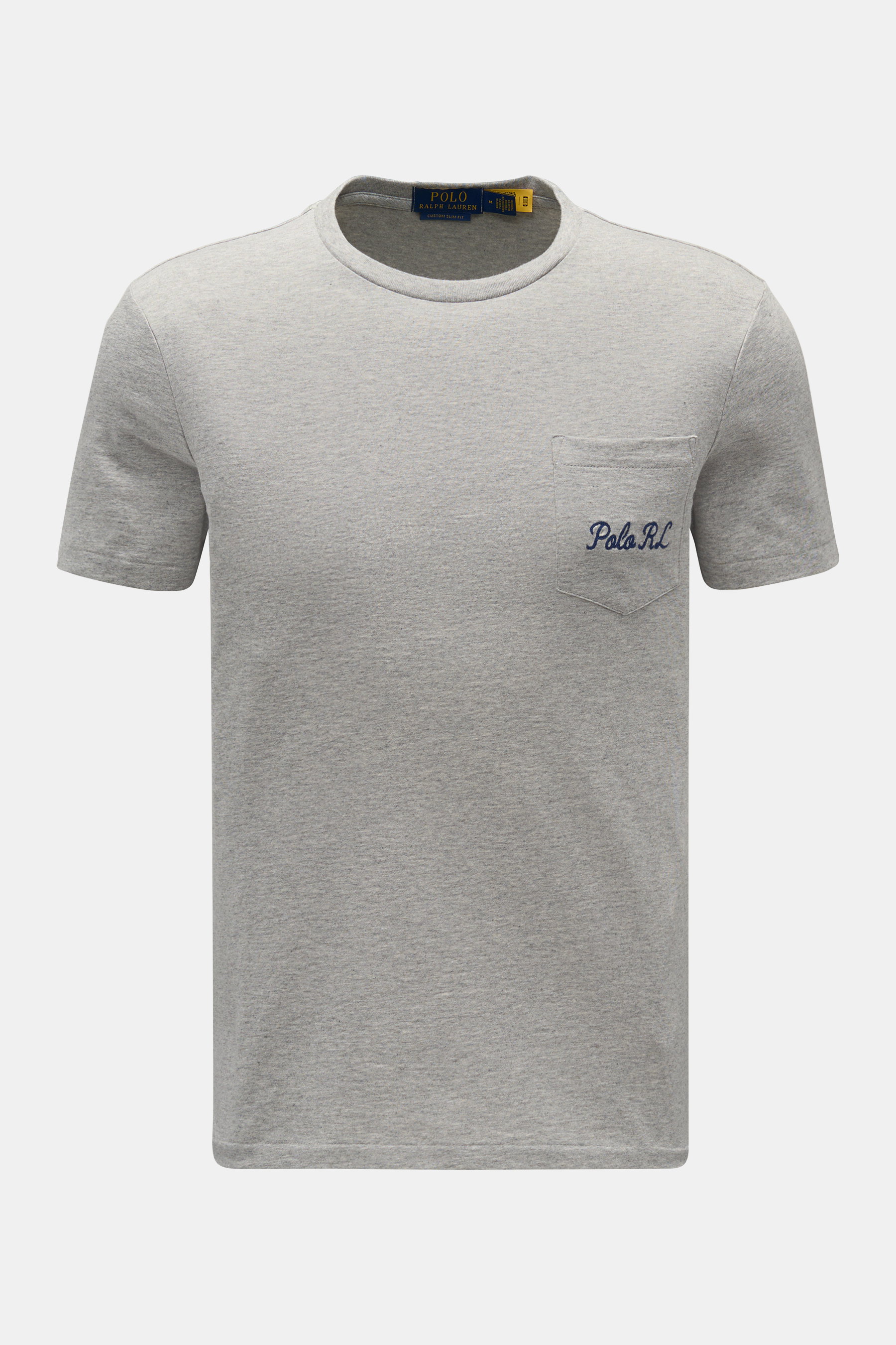 Polo Ralph Lauren Rundhals-T-Shirt grau meliert