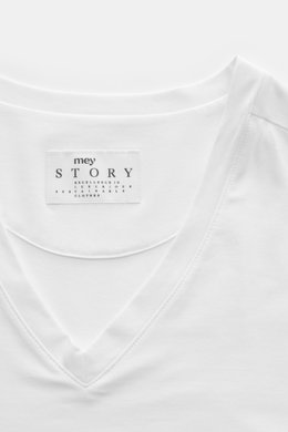 mey story V-Neck T-Shirt offwhite