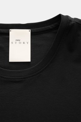 mey story Crew neck T-shirt 'The Base Crew-Neck' black