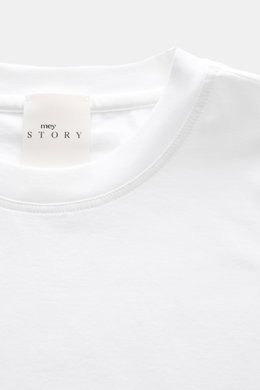 mey story Rundhals-T-Shirt 'The Suitable' weiß